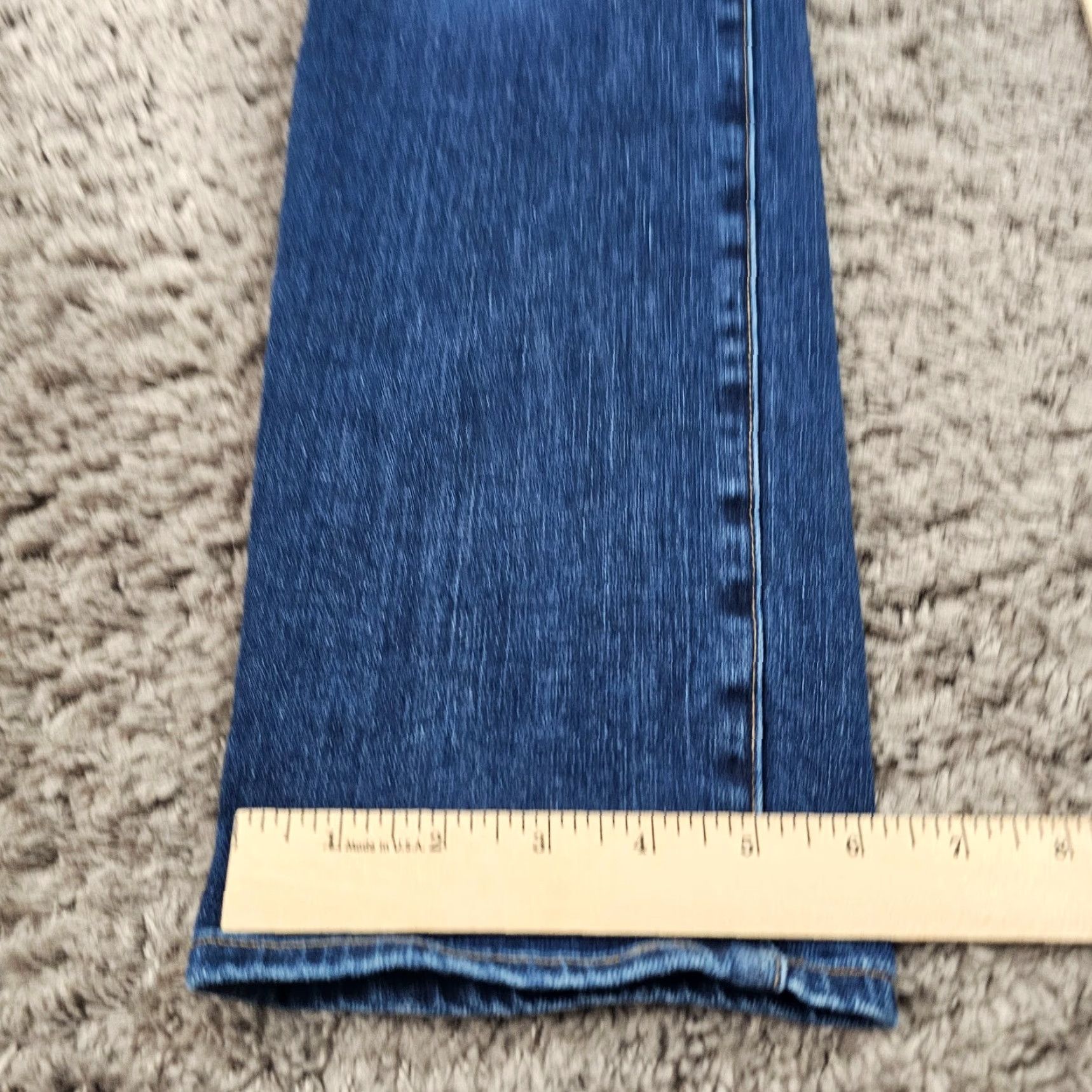 J Brand J Brand Jeans Womens 27 Slim Fit Mid Rise Stretch Dark Denim Straight Teagan 25x28 Blue Size 25" / US 0 / IT 36 - 7 Thumbnail