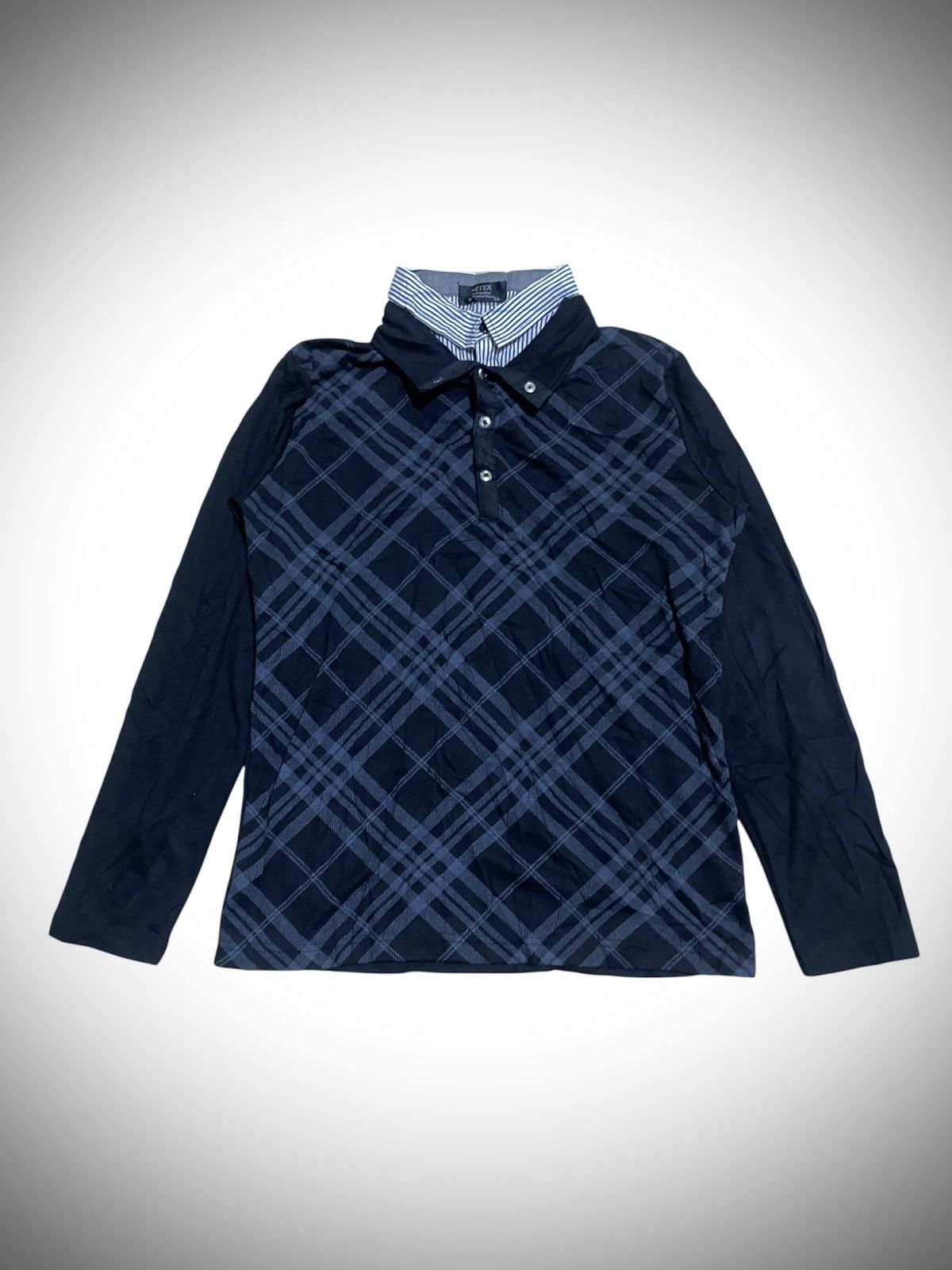 14th Addiction Mitex Longsleeve double collar vkei style Size US L / EU 52-54 / 3 - 1 Thumbnail