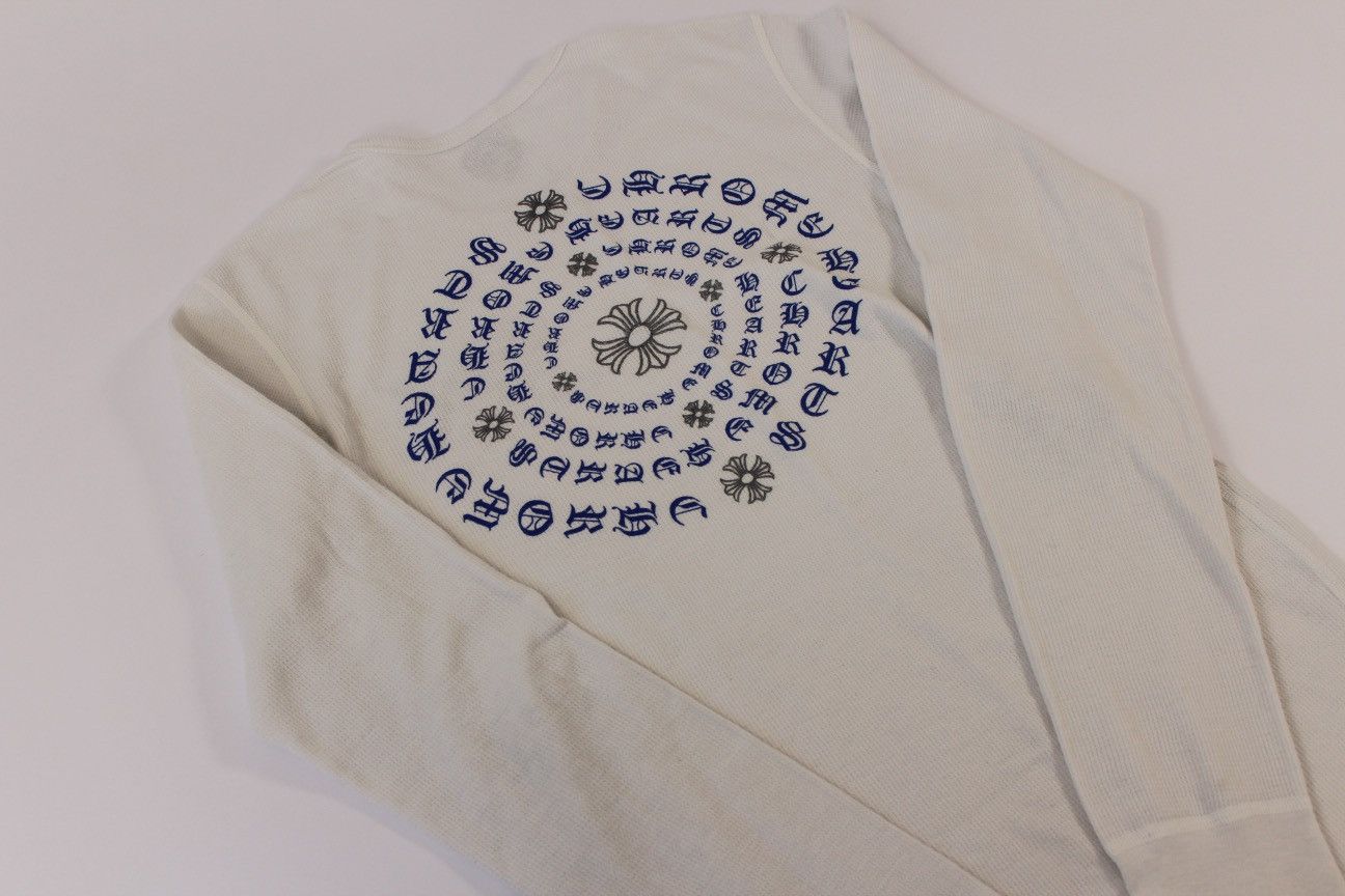 Chrome Hearts Vintage Chrome Hearts Floral Thermal Size US L / EU 52-54 / 3 - 3 Thumbnail