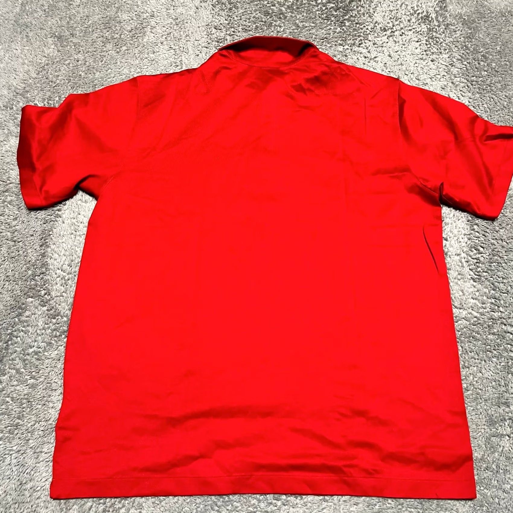 Vintage Tiger Woods Polo Shirt Mens Large Red Golf Performance Dri Fit Size US L / EU 52-54 / 3 - 3 Thumbnail