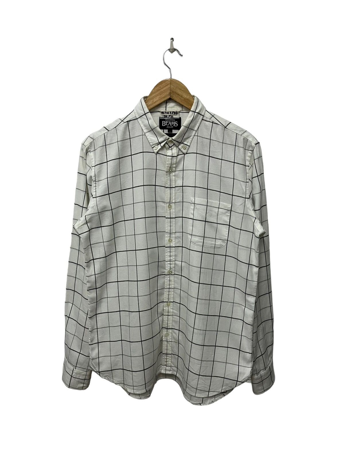 Beams Plus × Japanese Brand Beams flannel shirt Size L / US 10 / IT 46 - 1 Thumbnail