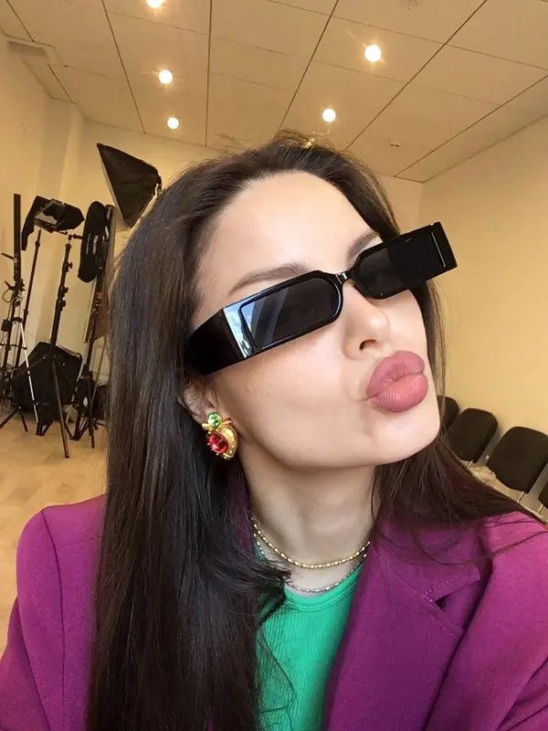 VIBE Streetwear Punk Cat Eye Fashion Sunglasses y2k 90’s Size ONE SIZE - 5 Thumbnail