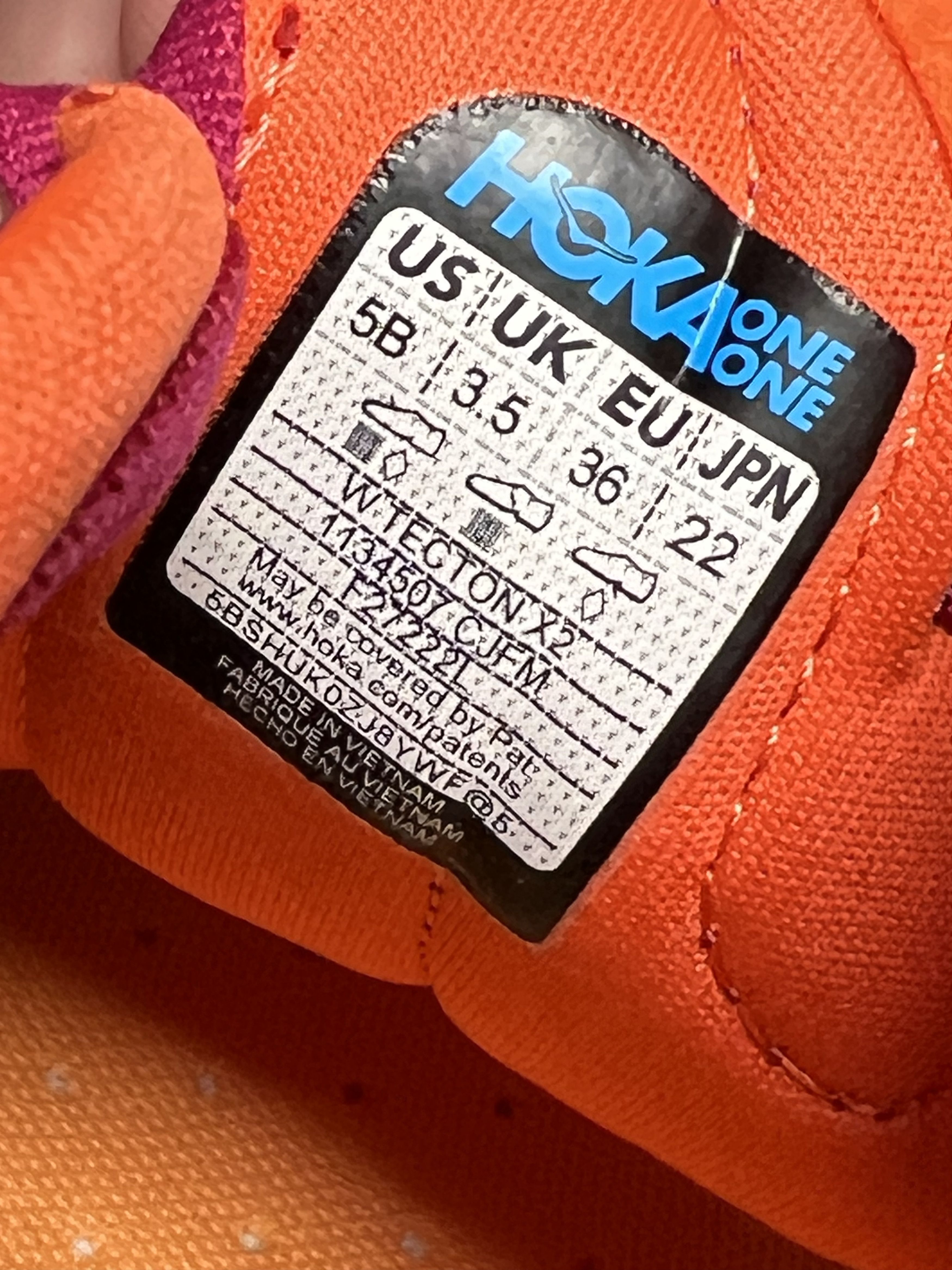 Hoka 5B Hoka One One Tecton X2 Trail Running Shoes Size US 5 / IT 35 - 16 Thumbnail