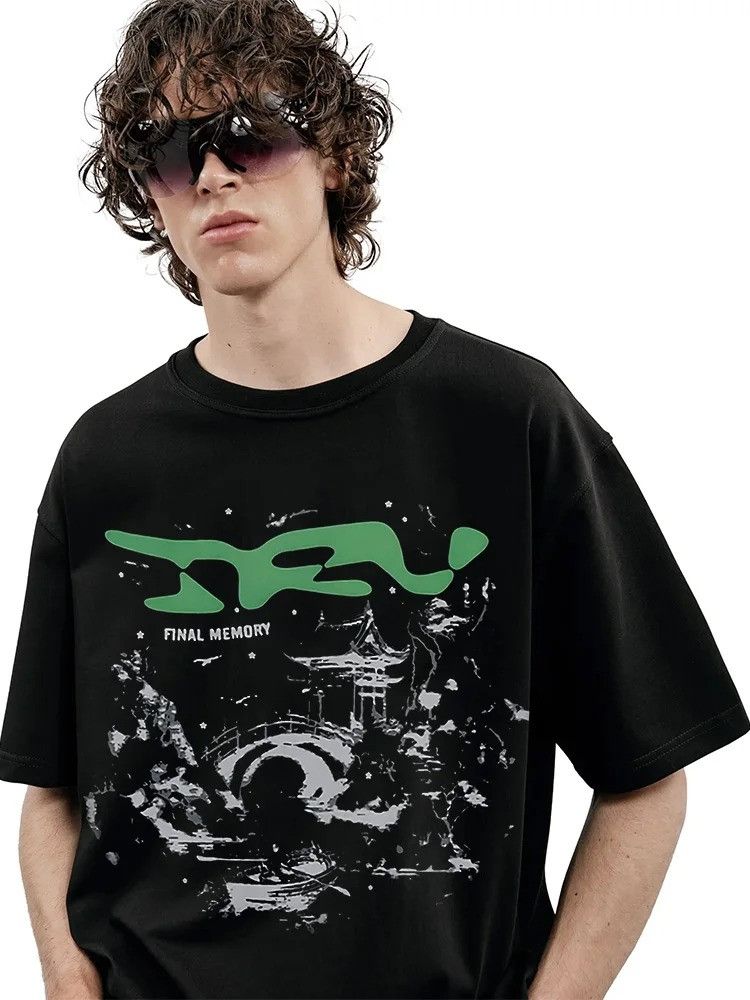 Other Aesthetic Oversized Final Memory T-Shirt Size US L / EU 52-54 / 3 - 3 Thumbnail