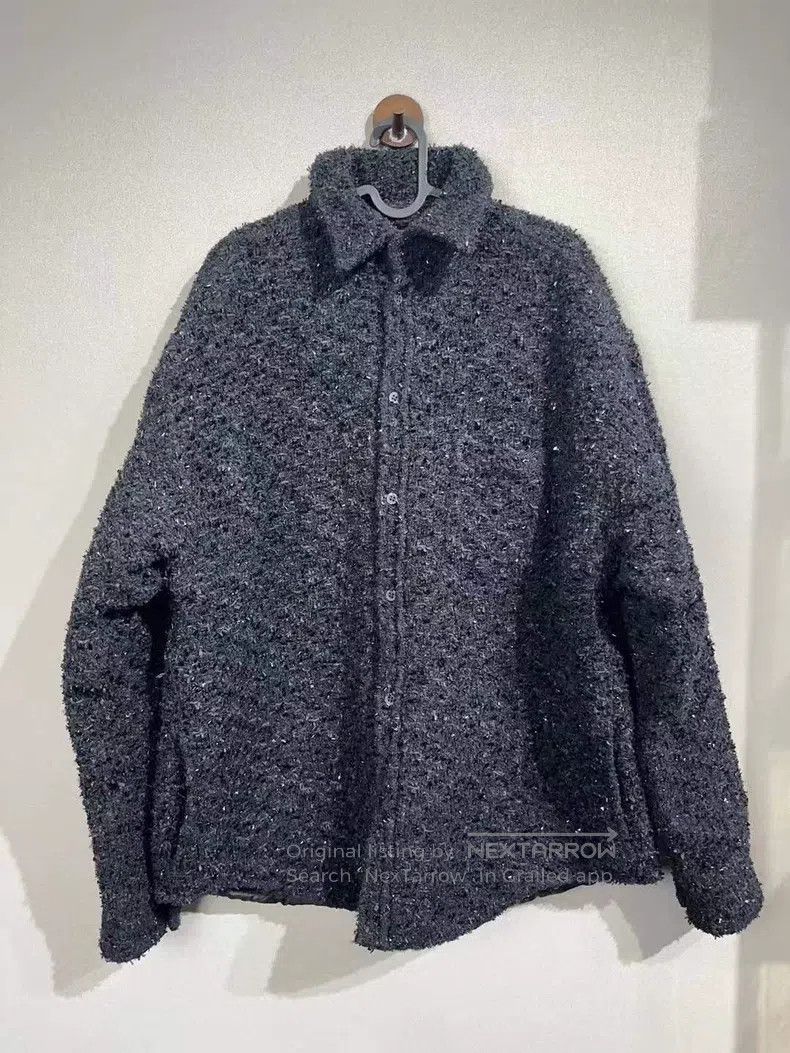 Balenciaga Balenciaga Sequined Cotton Jacket Shirt Size XXS / US 00 / IT 34 - 1 Thumbnail