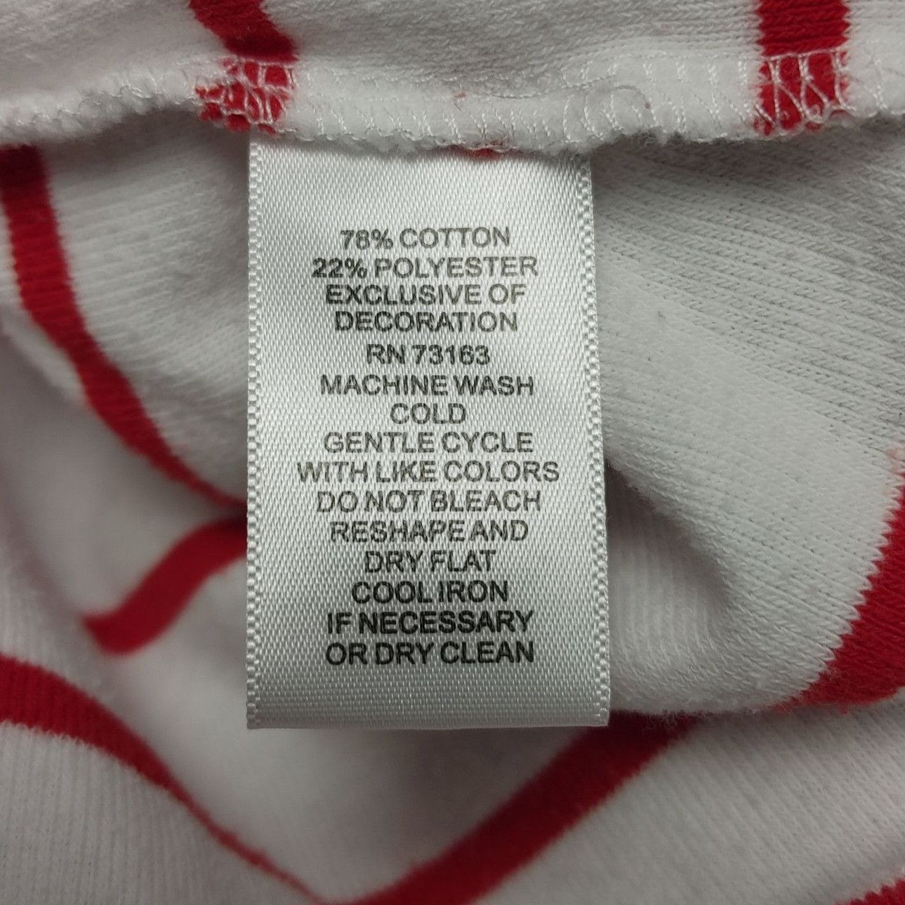 Other Cable & Gauge Women's White/Red Stripped Short Sleeve Terry Size L / US 10 / IT 46 - 4 Thumbnail