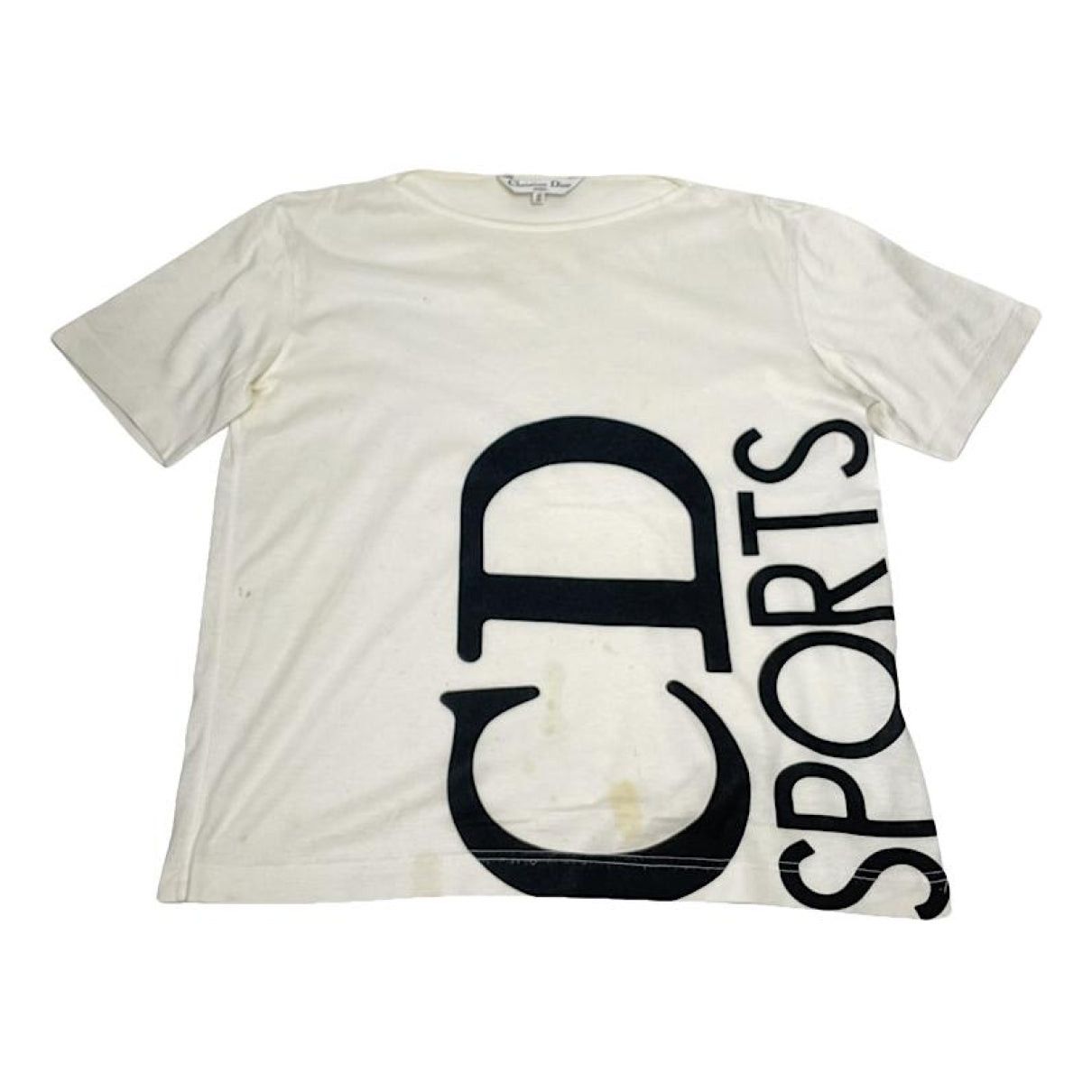 Dior J'adore White Cotton Top Size S / US 4 / IT 40 - 1 Thumbnail