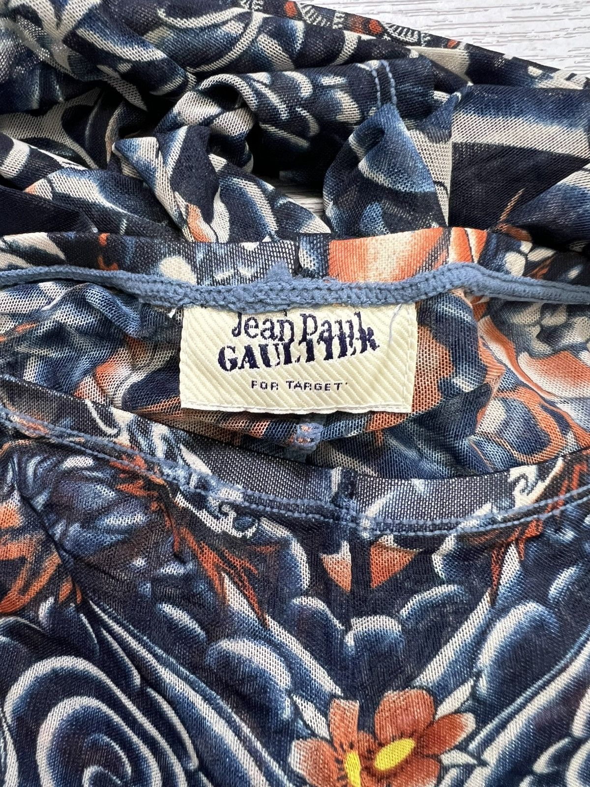 Jean Paul Gaultier Jean Paul Gaultier X Target Koi Fish Mesh Tattoo Leggings Size 23" - 13 Thumbnail