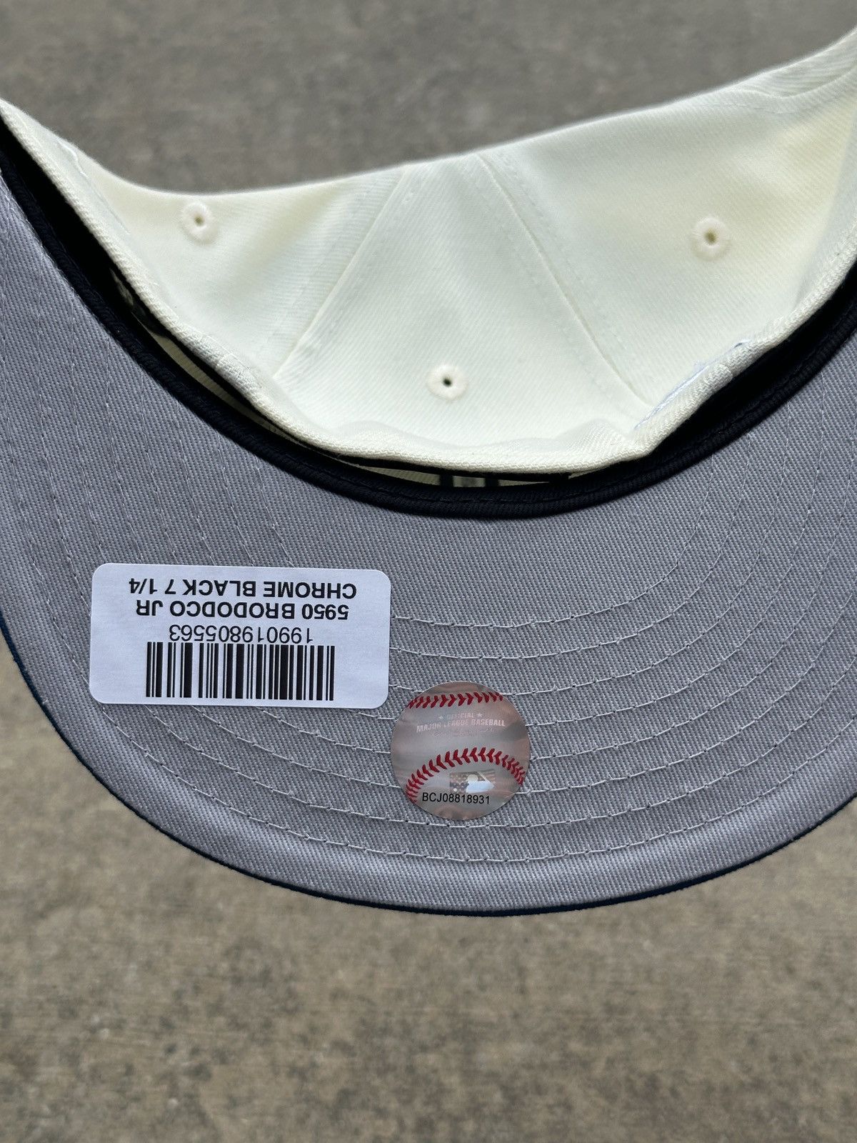 Hat Club × MLB × New Era Brooklyn Dodgers Script Two Tone Fitted Hat 7 1/4 Size ONE SIZE - 3 Thumbnail