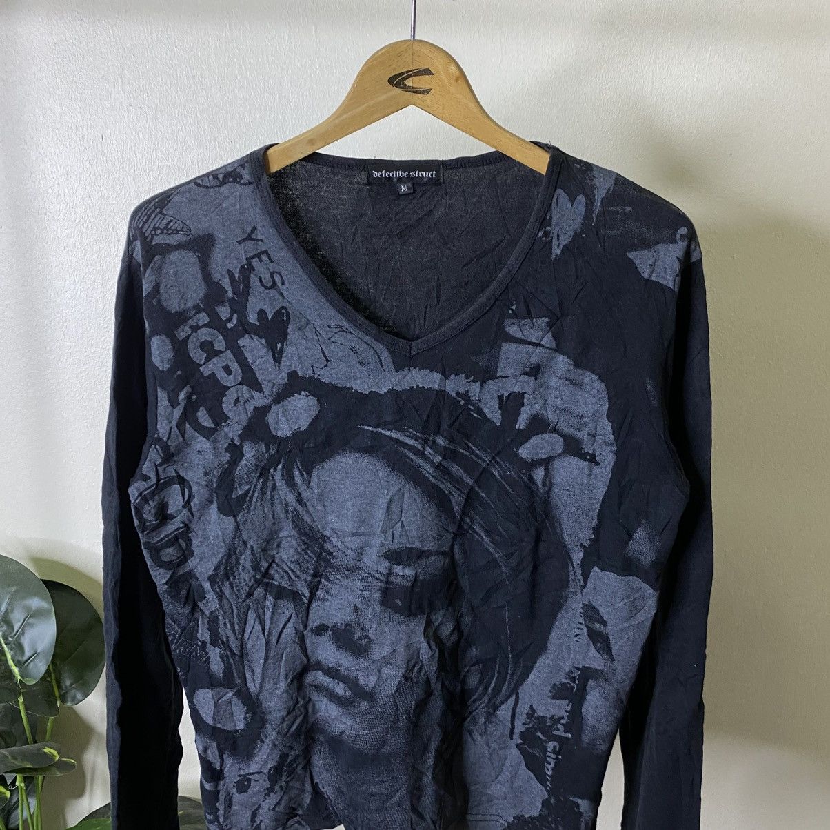 Defective Struct Sexy Woman Graphic Hysteric Glamour Gothic Grunge LS Tshirt Size US M / EU 48-50 / 2 - 2 Thumbnail
