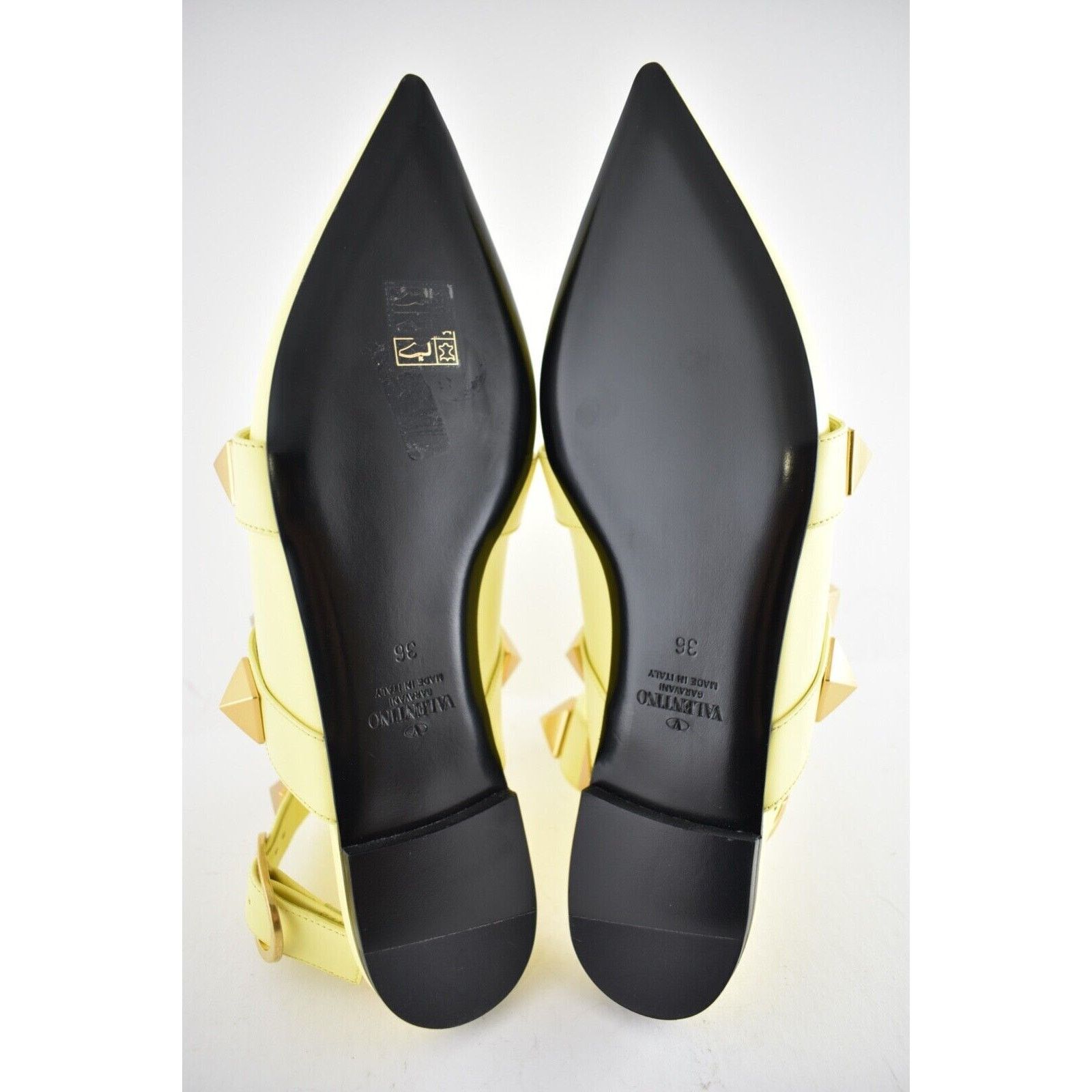 Valentino Rockstud Roman Stud Ankle Strap Ballet Ballerina Flat 36 Size US 6 / IT 36 - 12 Thumbnail