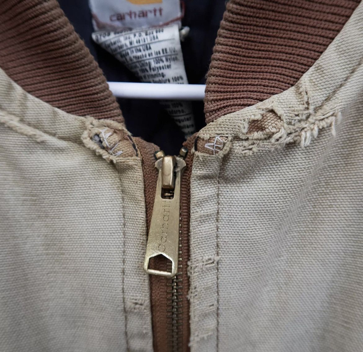 Carhartt × Vintage Vintage Made In USA Carhartt Canvas Vest Size US L / EU 52-54 / 3 - 4 Thumbnail