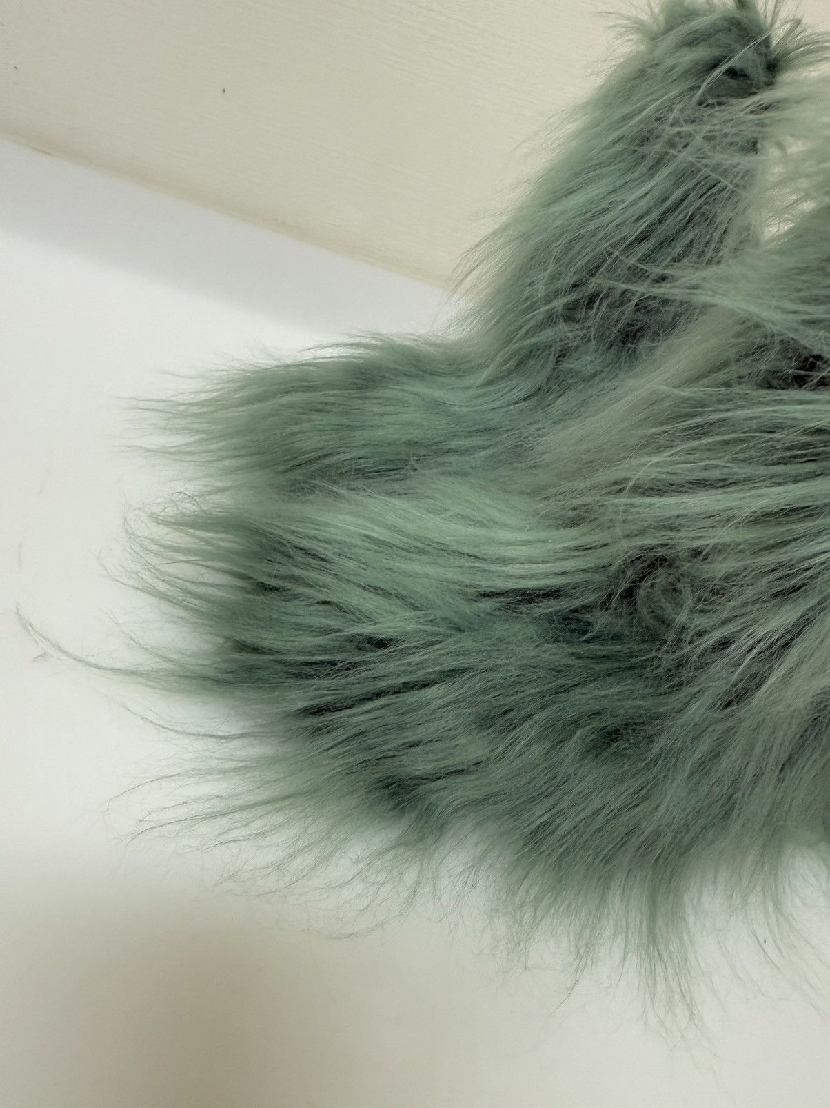 Maison Margiela MAISON MARGIELA Pre-owned Green Faux Fur Mules & Clogs Size US 6 / IT 36 - 10 Thumbnail