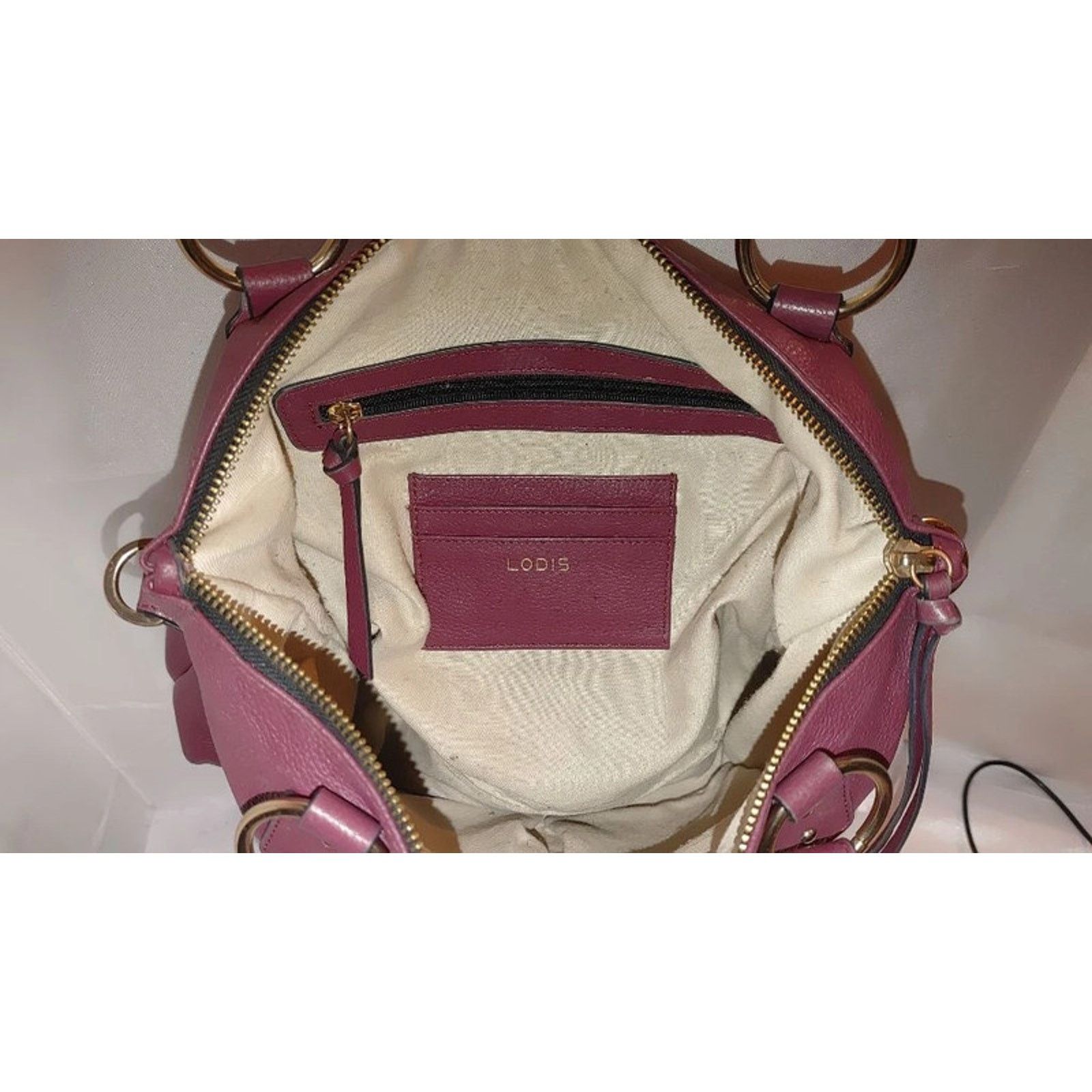LODING Lodis Bryant Top Grain Tumbled Leather Satchel Size ONE SIZE - 8 Thumbnail