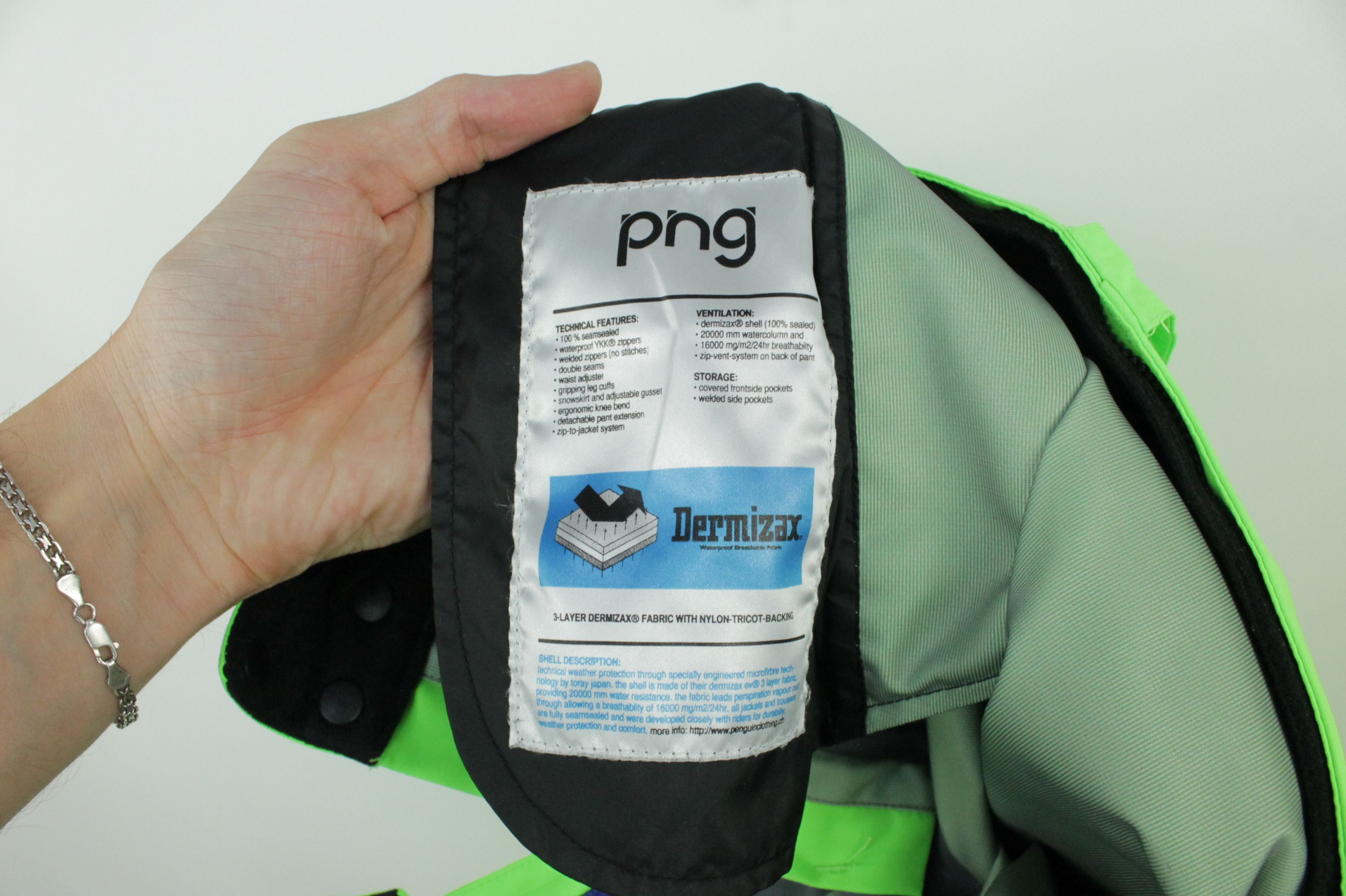 Original Penguin Penguin Dermizax 3 Layer Light Green Ski Pants Men's Size US 30 / EU 46 - 10 Thumbnail