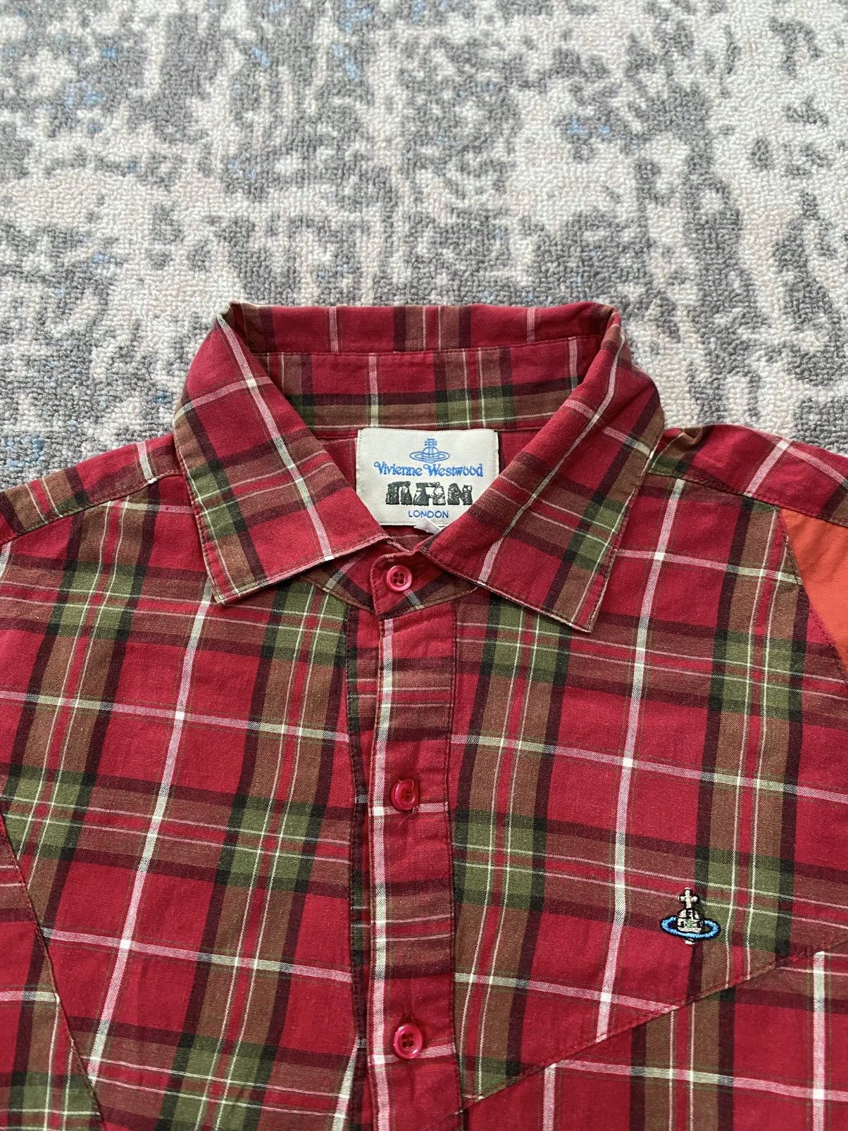 Vivienne Westwood Vintage Vivienne Westwood Plaid Shirt Size US L / EU 52-54 / 3 - 4 Thumbnail