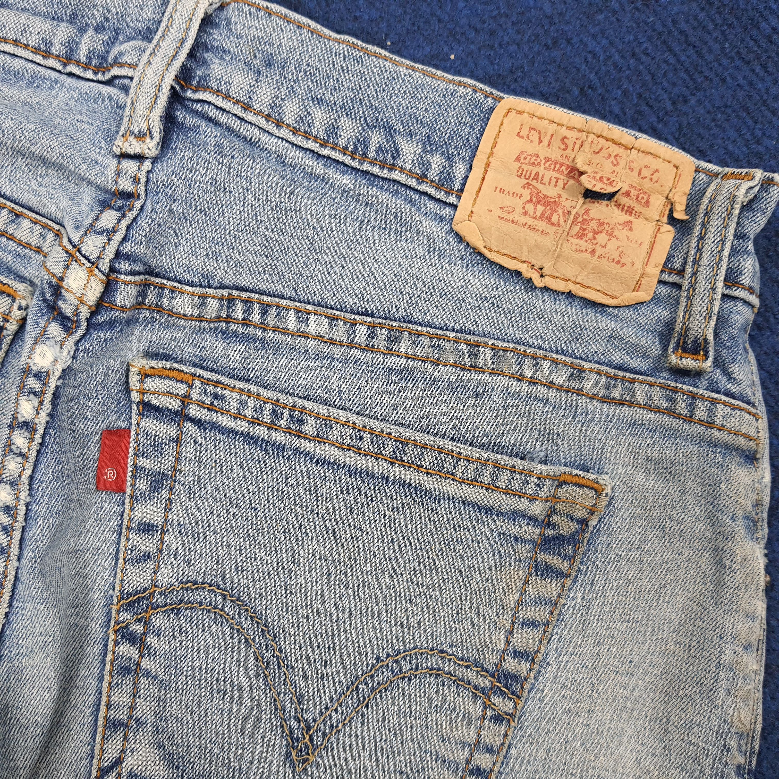 Levi's × Vintage Vintage Levi's 550 Relaxed Boot Cut Distressed Jeans Size US 30 / EU 46 - 7 Thumbnail