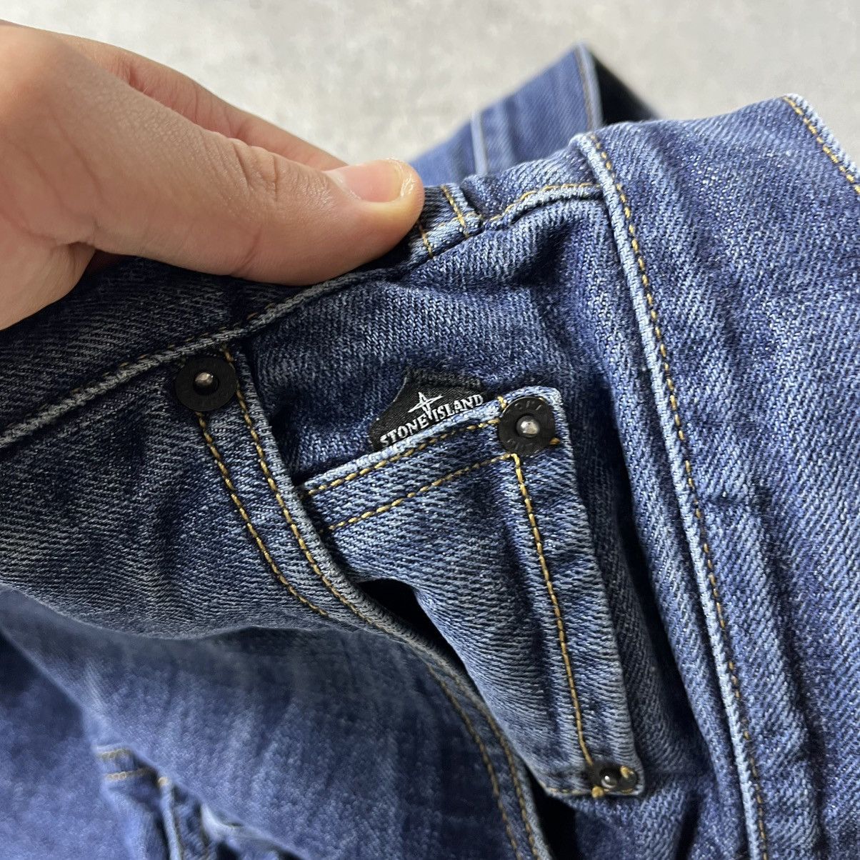 Stone Island Vintage Stone Island Jeans Patch Pocket Straight Fit Casual Size US 32 / EU 48 - 15 Thumbnail