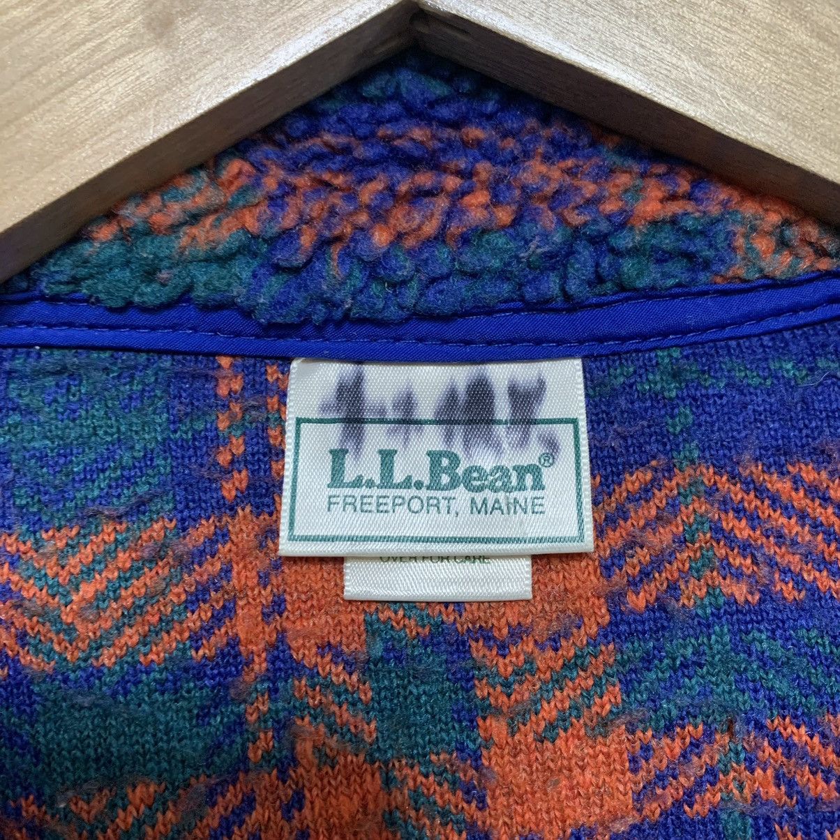 L.L. Bean Vintage LL Bean Tartan Deep Pile Fleece Sweater Size US S / EU 44-46 / 1 - 5 Thumbnail
