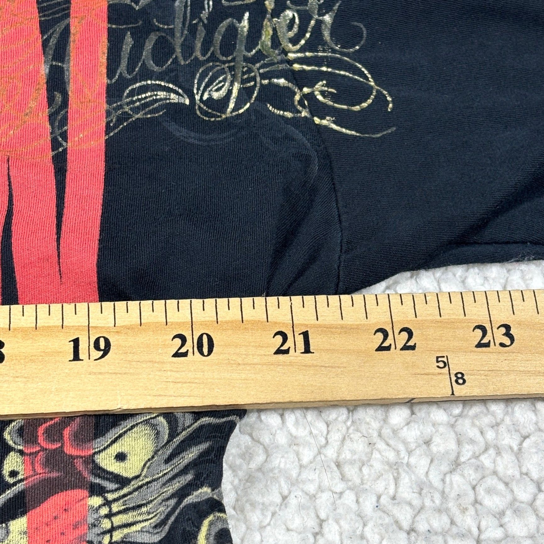 Vintage VINTAGE Christian Audigier Shirt XL Unisex Graphic Print T-Shirt with Rhinestone Boxing Gloves NYC Crown Panther USA Size US XL / EU 56 / 4 - 7 Thumbnail