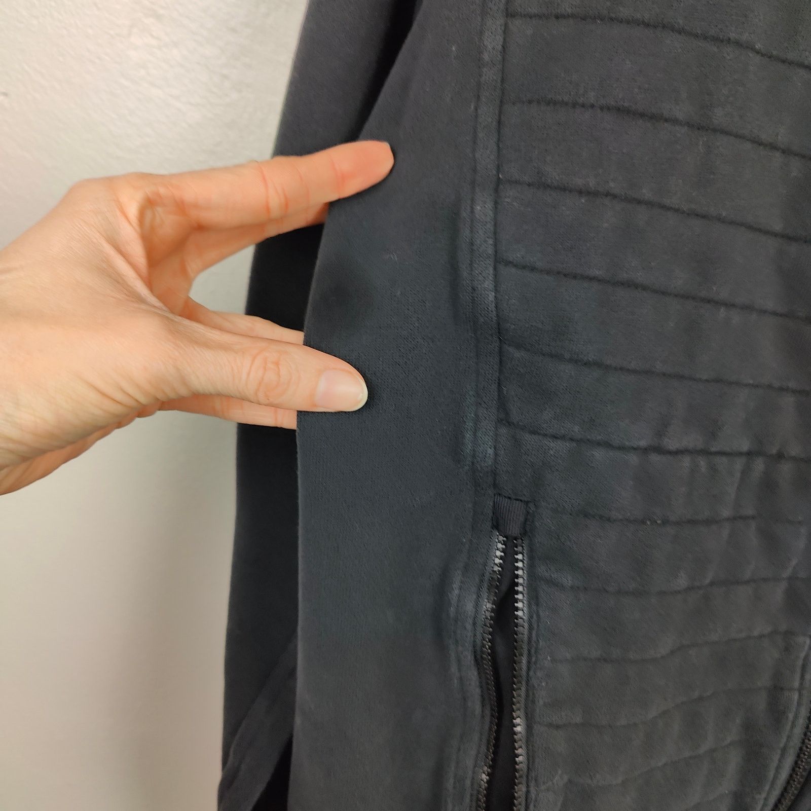 Lululemon Lululemon Fleece Be True Hoodie 8 Black Cotton Full Zip Size M / US 6-8 / IT 42-44 - 5 Thumbnail