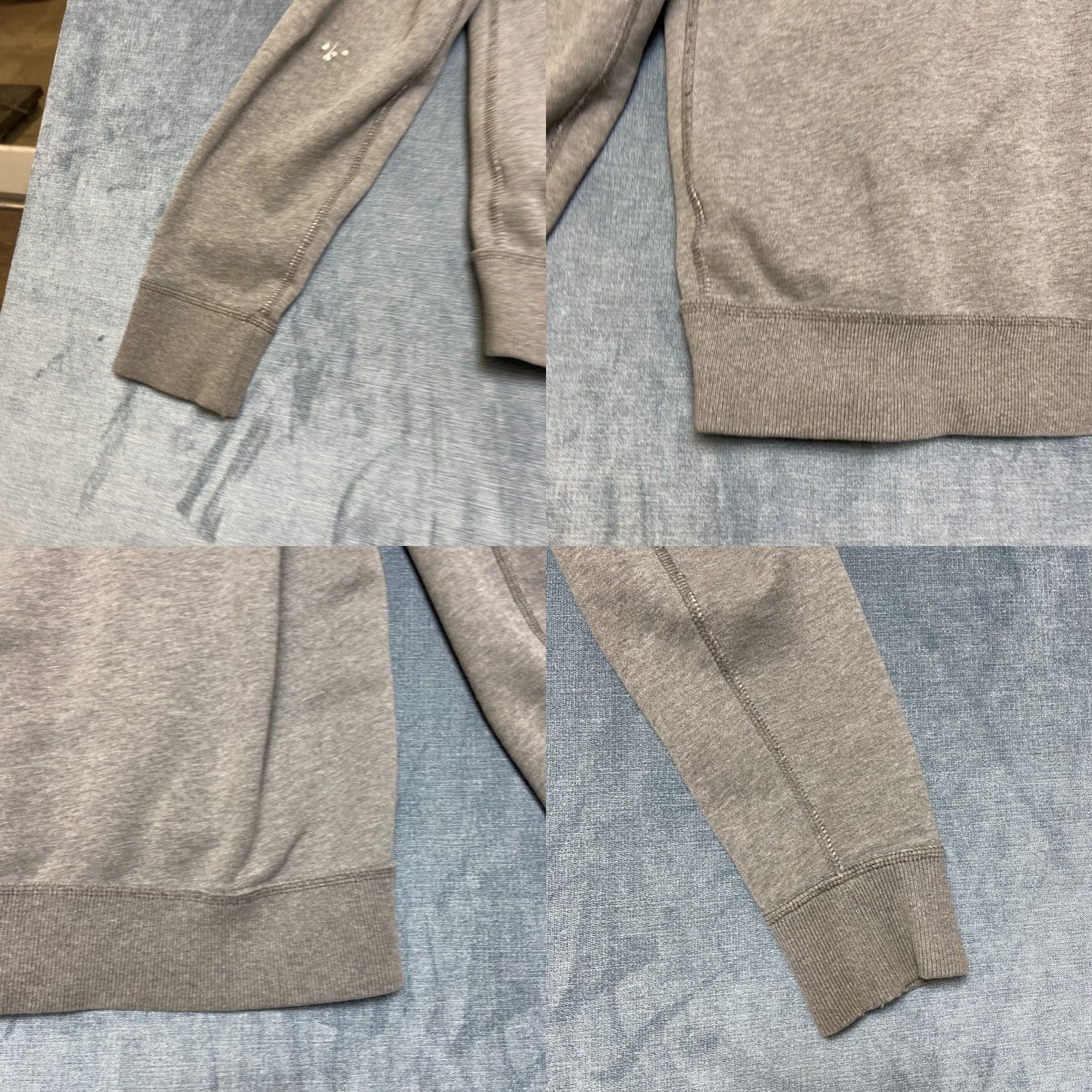 Abercrombie & Fitch Abercrombie & Fitch Muscle Bomber Jacket Mens M Gray Hooded Snap Size US M / EU 48-50 / 2 - 8 Thumbnail