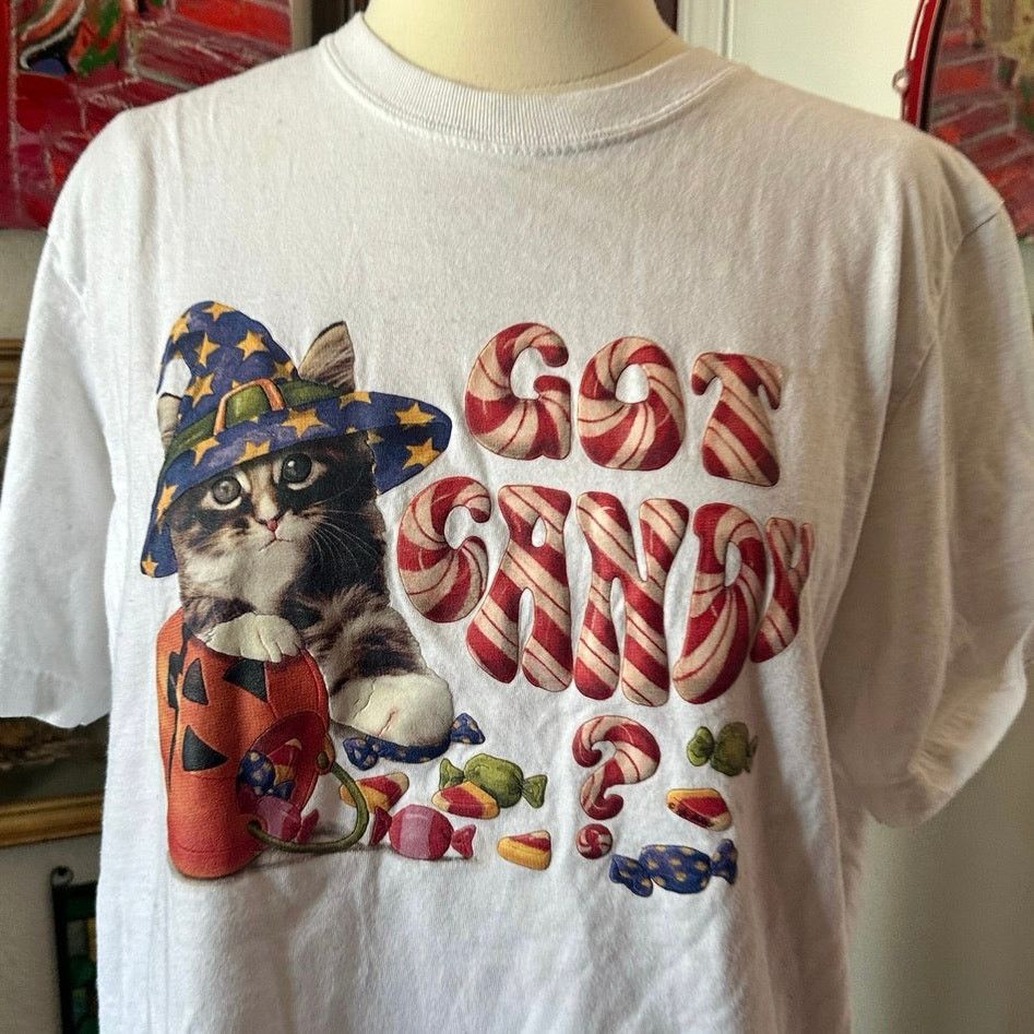 Other halloween got candy cat graphic shirt Size XL / US 12-14 / IT 48-50 - 2 Thumbnail