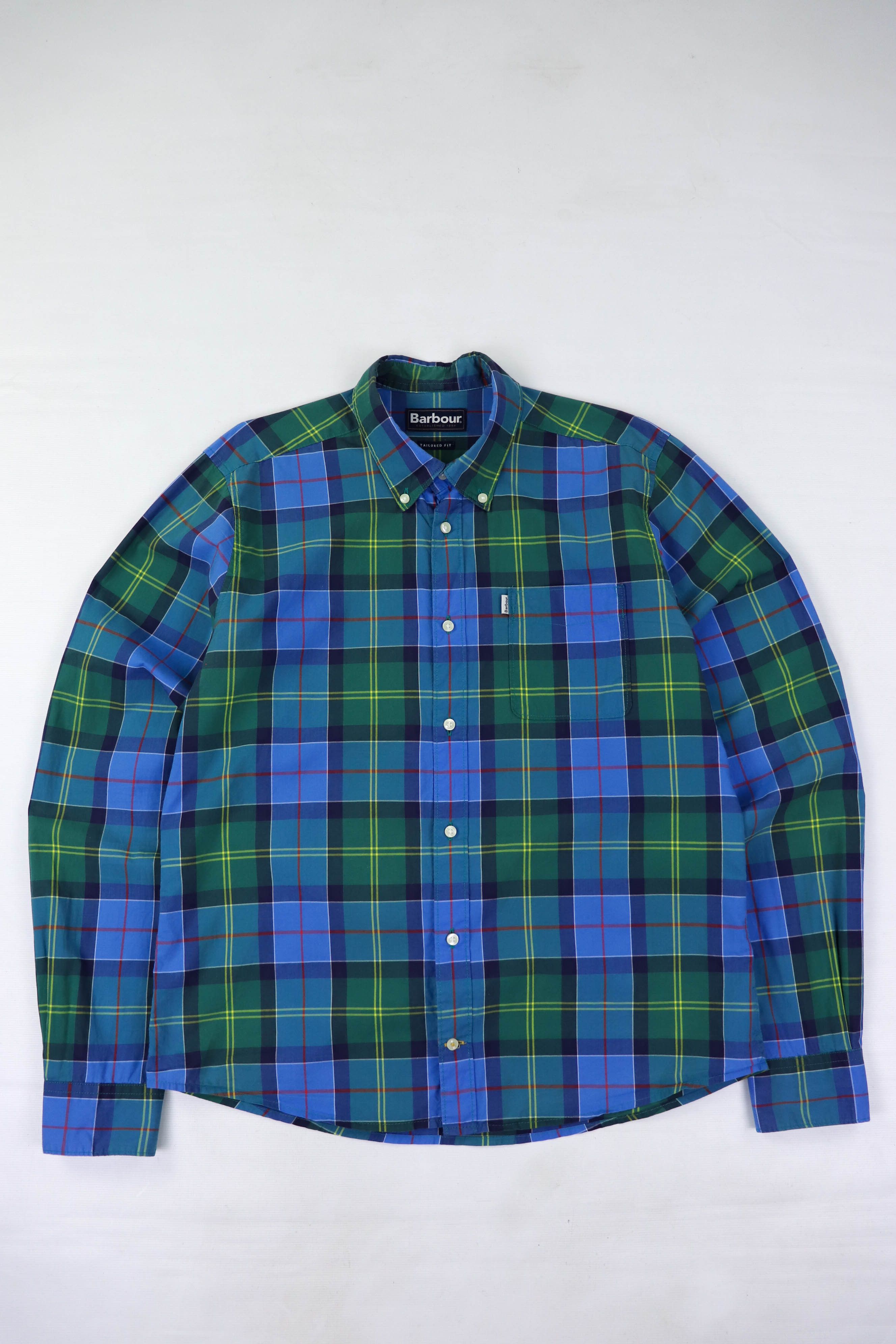Barbour Barbour Multicolor Tartan Tailored Fit Long Sleeve Shirt Size US M / EU 48-50 / 2 - 1 Thumbnail