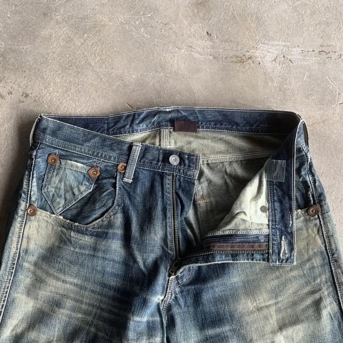 Levi's Levi’s 503XX Jeans Mudwash 32x31 Distressed Denim Pants Size US 32 / EU 48 - 11 Thumbnail