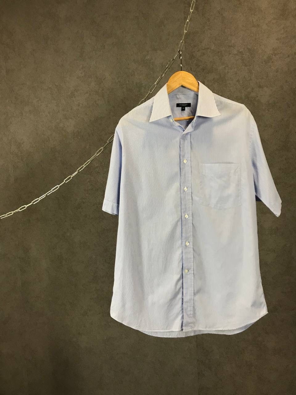 Burberry Burberry vintage luxury designer striped shirt Size US XL / EU 56 / 4 - 1 Thumbnail