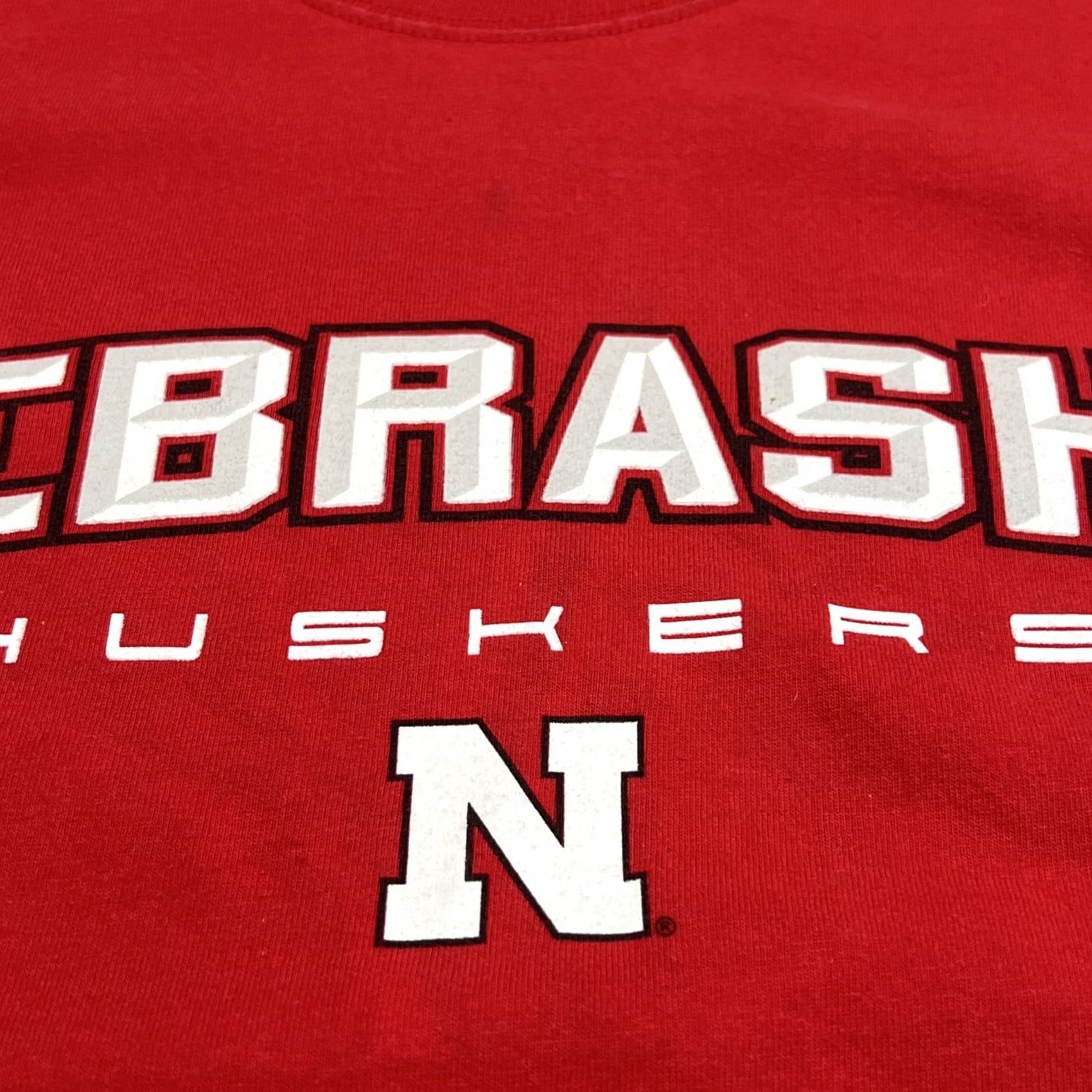 Vintage VINTAGE AS Sports Huskers T Shirt Men Size L Red Cotton Logo Graphic Print Short Sleeve Pullover University Nebraska Fans Mens Size US L / EU 52-54 / 3 - 3 Thumbnail
