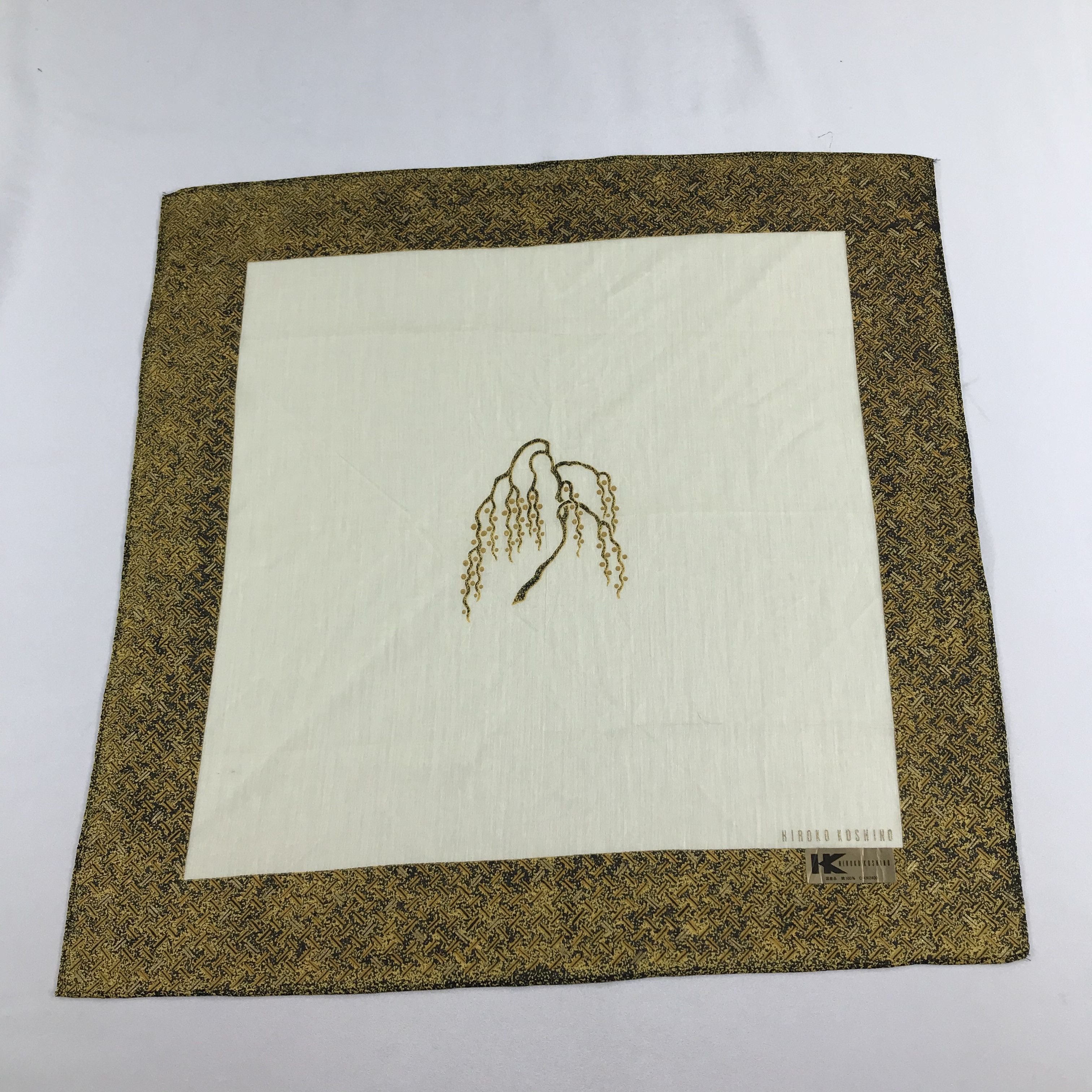 Hiroko Koshino Homme Hiroko Koshino Handkerchief Neckerchief Bandana H677 Size ONE SIZE - 2 Thumbnail