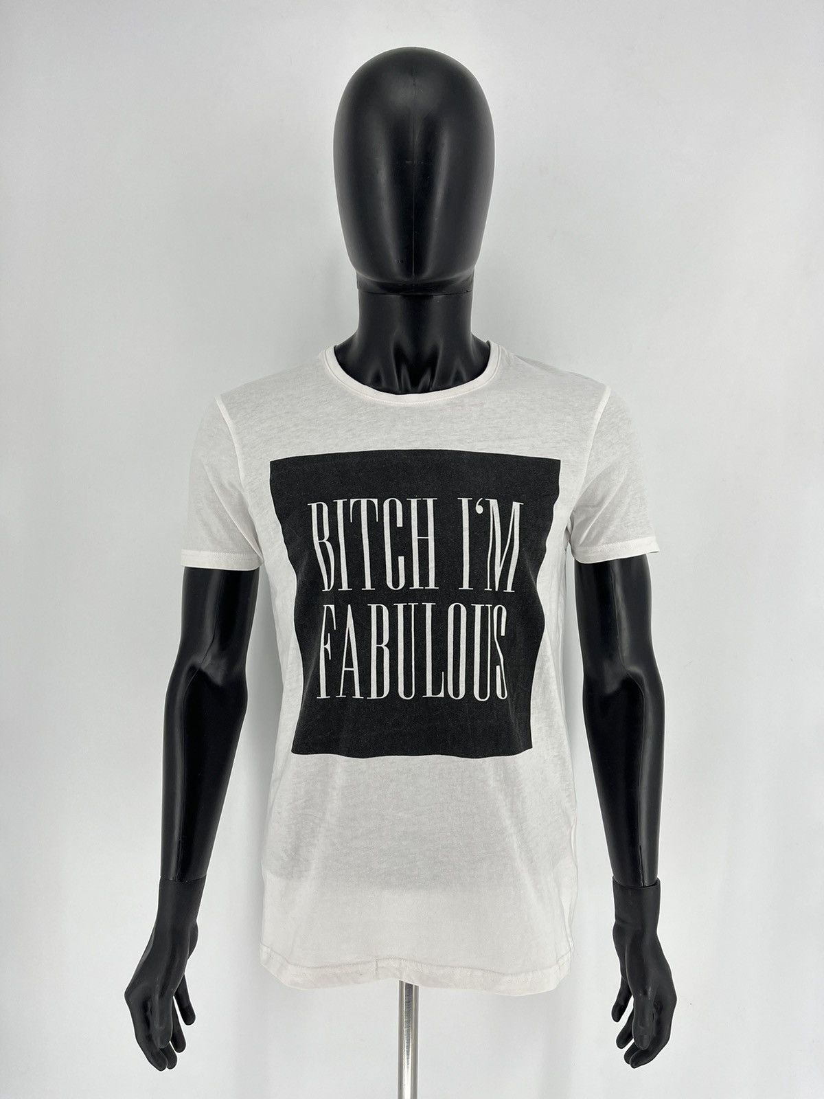 Vintage Vintage Inscription Adult “ Bitch im Fabulous ” Humor Tee Size US M / EU 48-50 / 2 - 2 Thumbnail