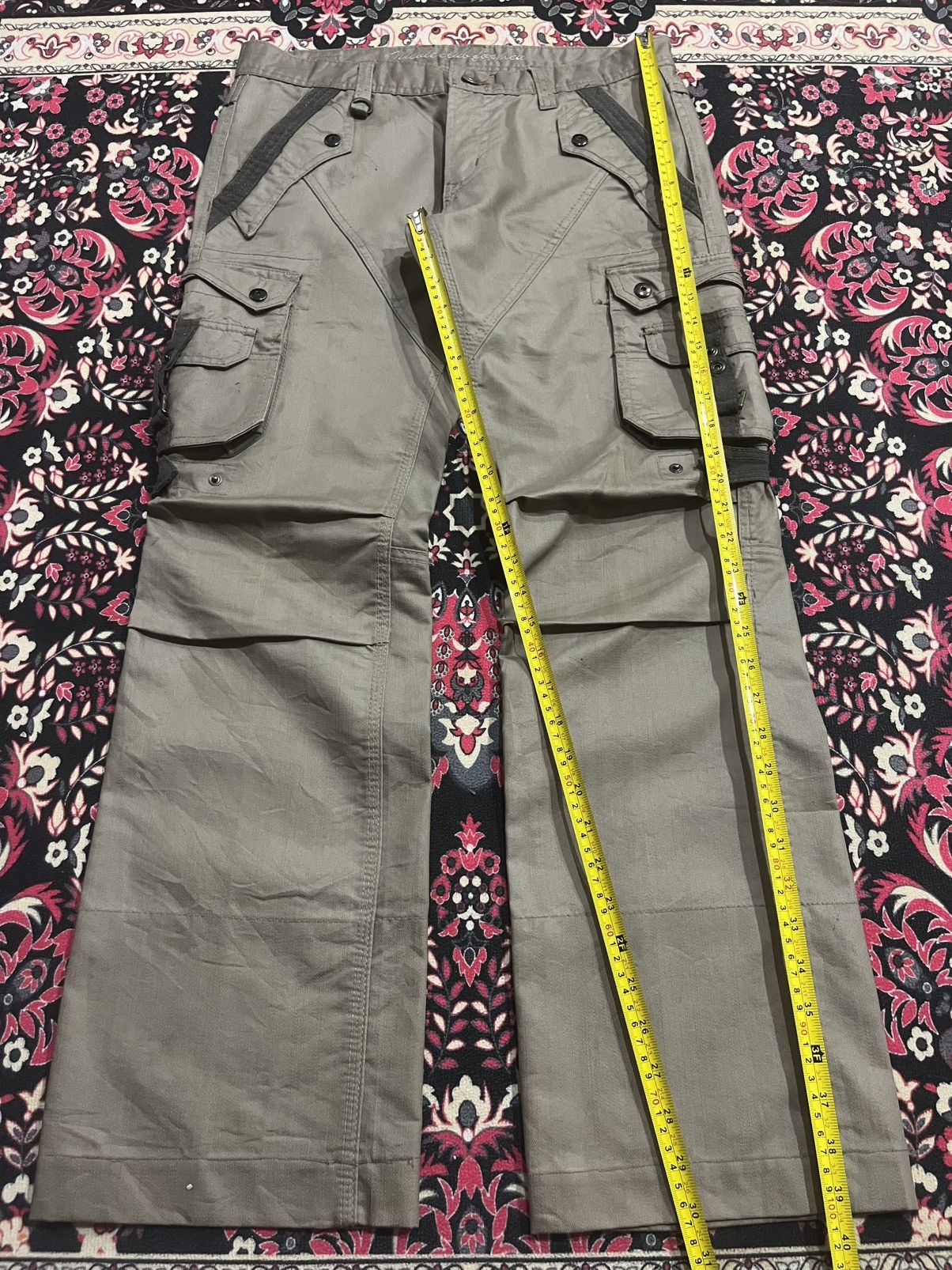 Japanese Brand × Nicole Club × Tornado Mart ⚡️Tactical⚡️Nicole Club For Men Tactical Cargo Casual Pants Size US 32 / EU 48 - 14 Thumbnail