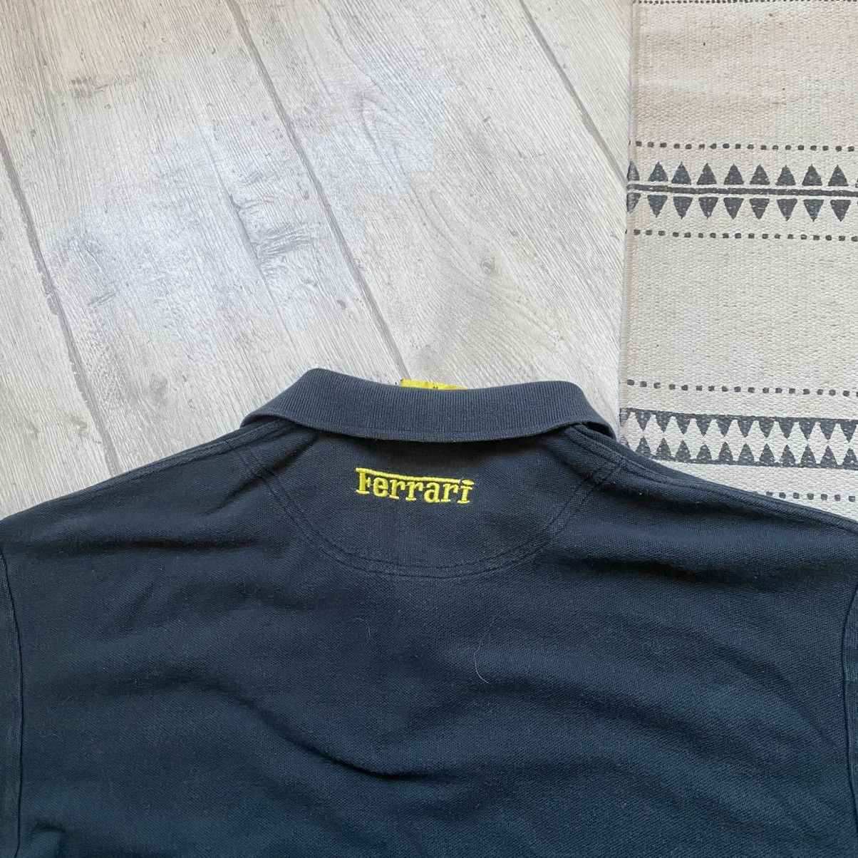 Ferrari Vintage 90s Faded Racing Ferrari Polo tee Y2K Size US M / EU 48-50 / 2 - 6 Thumbnail