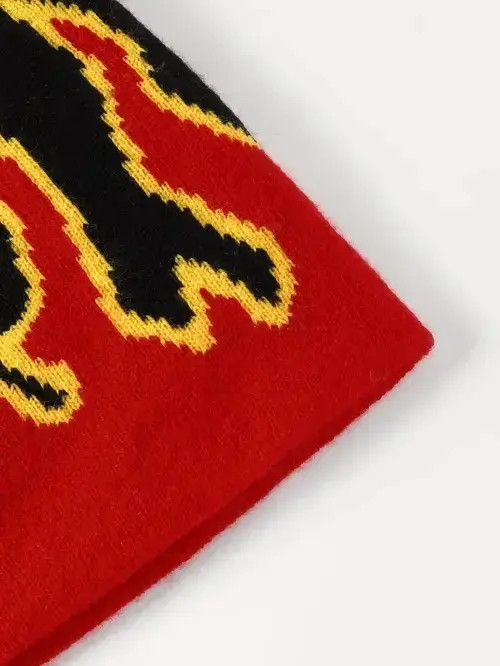 Other Fire Print Beanie Size ONE SIZE - 3 Thumbnail