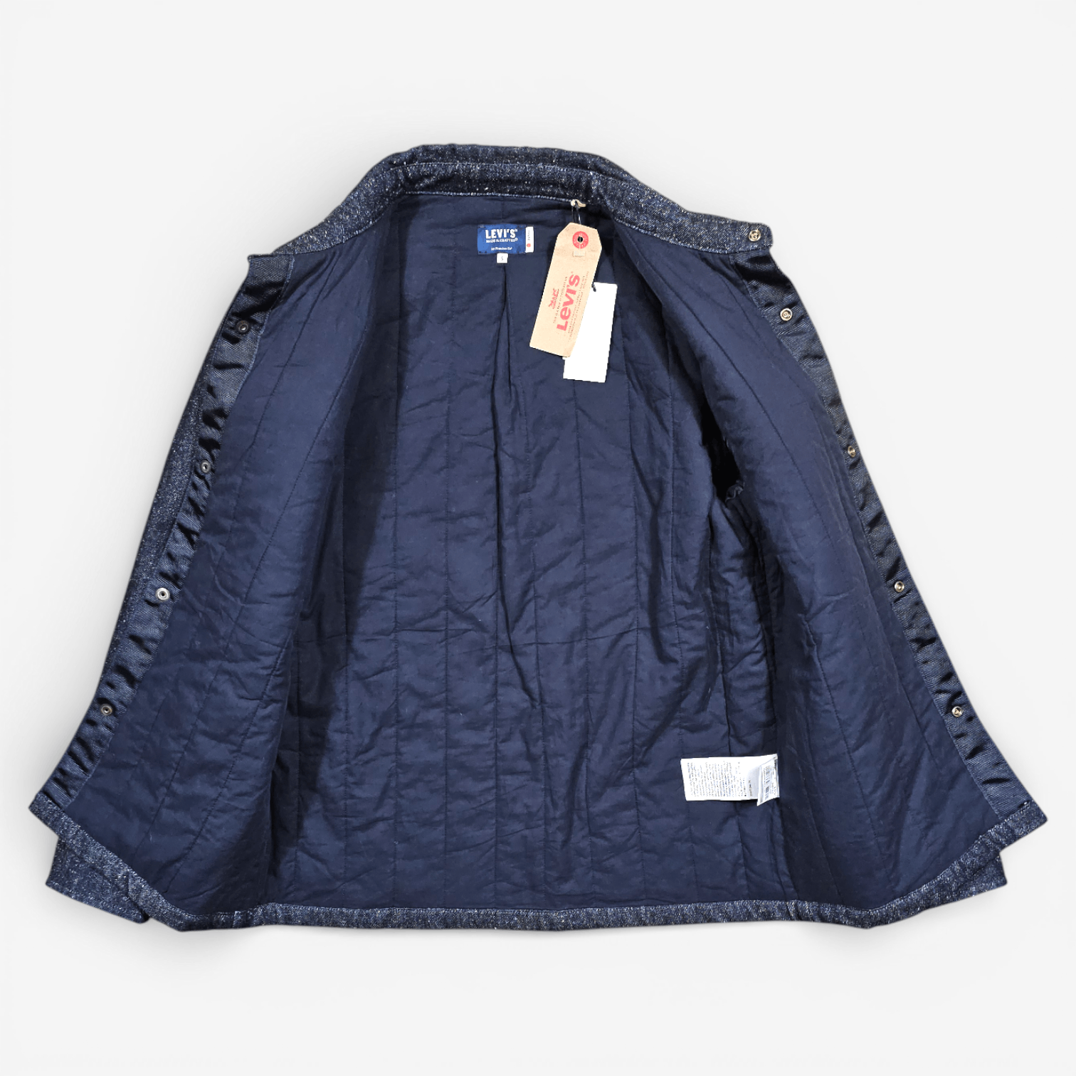 Levi's Made & Crafted Levi's Made & Crafted Shirt Jacket Neppy Japanese Fabrics S Size US S / EU 44-46 / 1 - 6 Thumbnail
