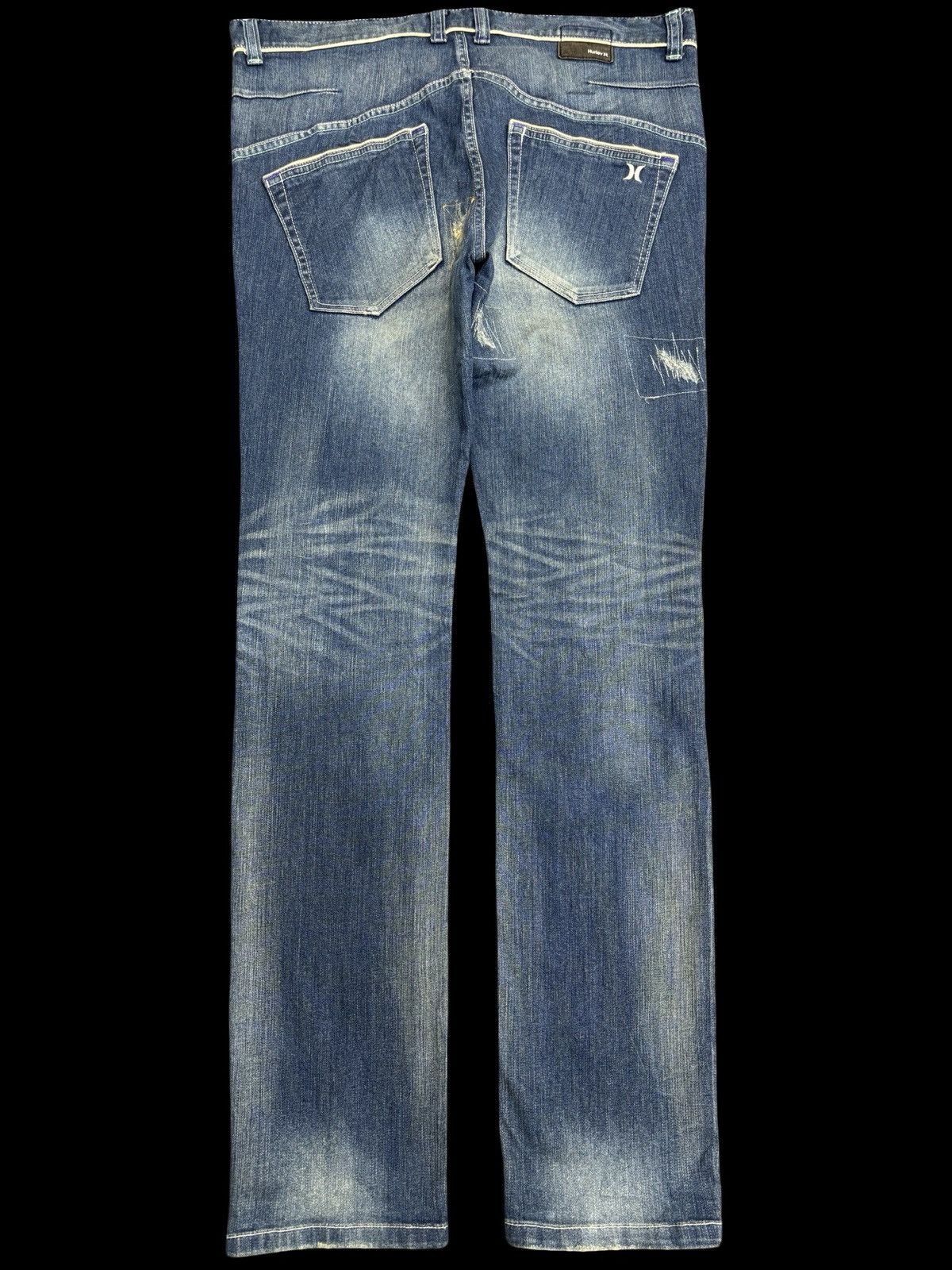 Hurley 💥Punk Style💥Hurley Patchwork Skinny Denim F598 Size US 36 / EU 52 - 2 Thumbnail