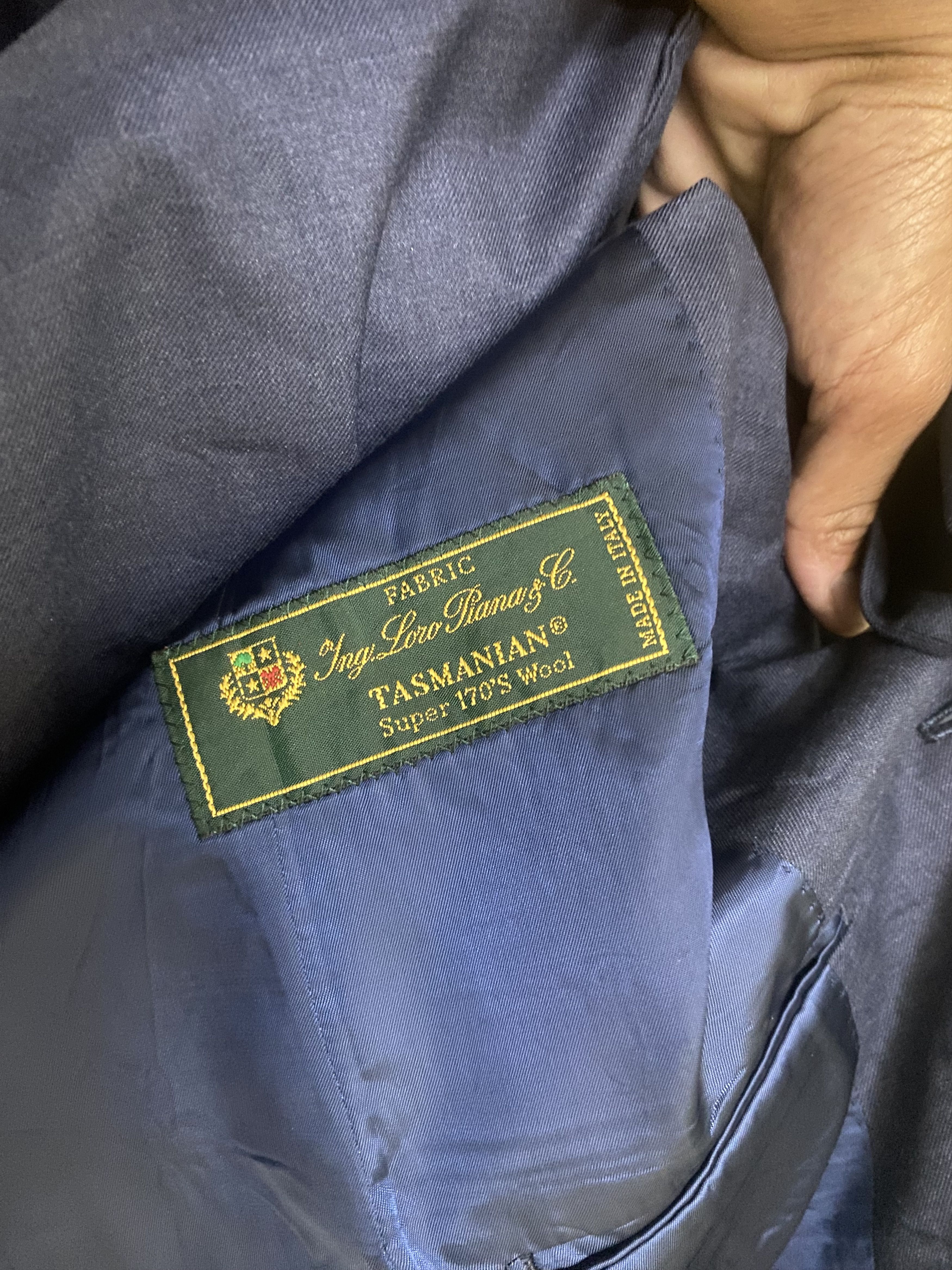 Loro Piana Loro Piana Boxy Blue Blazer Size 44R - 4 Thumbnail