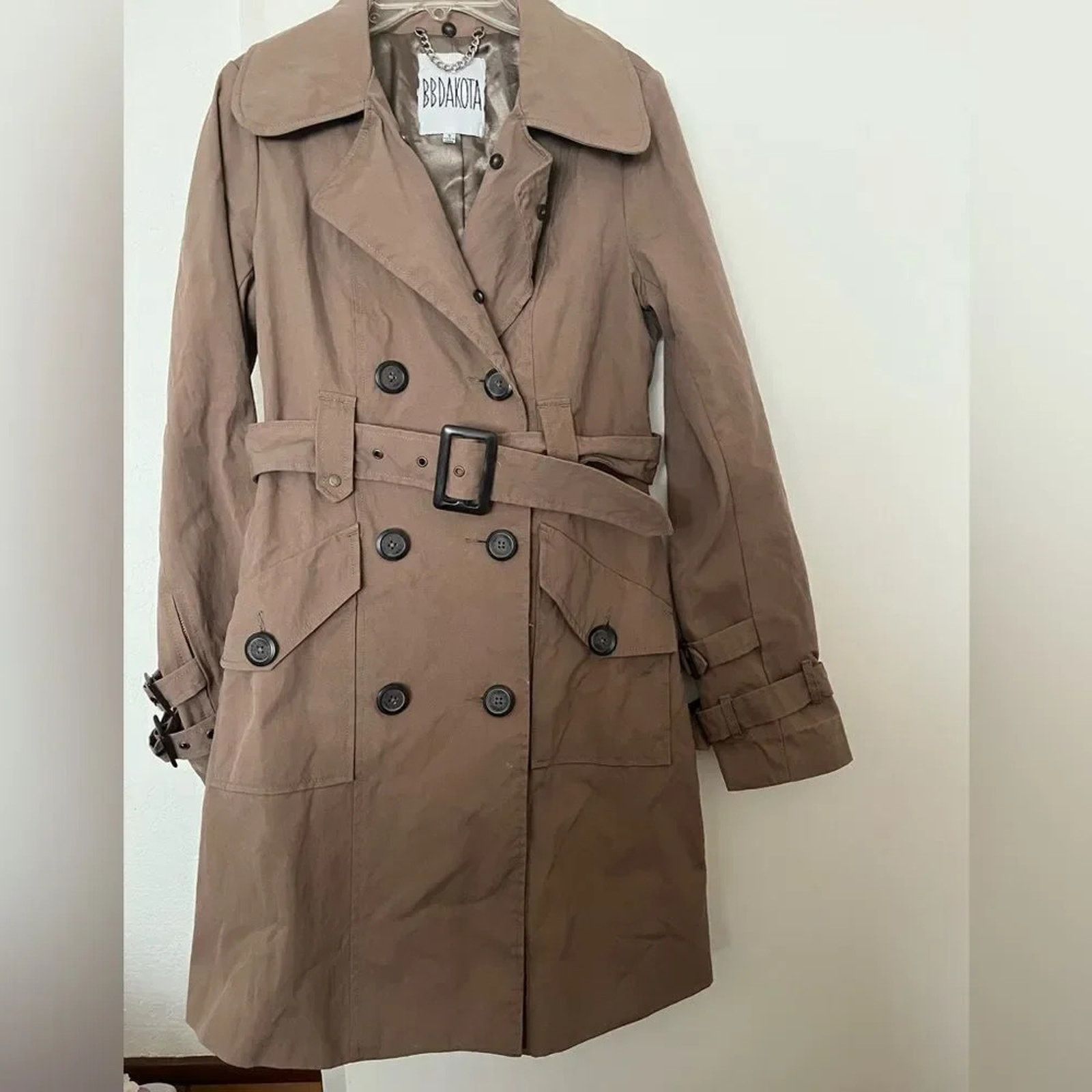 BB Dakota BB Dakota fully lined trench coat, size Small. Size S / US 4 / IT 40 - 2 Thumbnail
