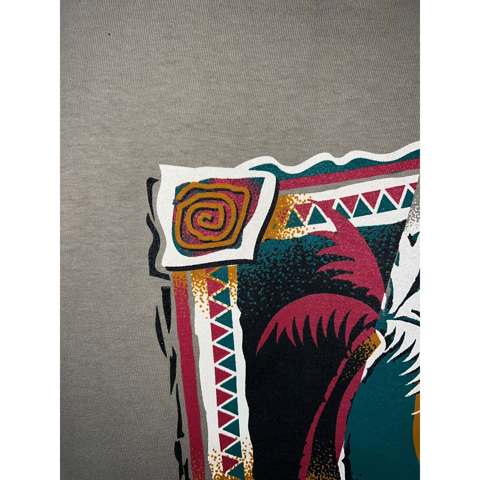 Jerzees Vintage Las Vegas Shirt LV Palm Tree brown Tee VTG 90s Large Size US L / EU 52-54 / 3 - 4 Thumbnail