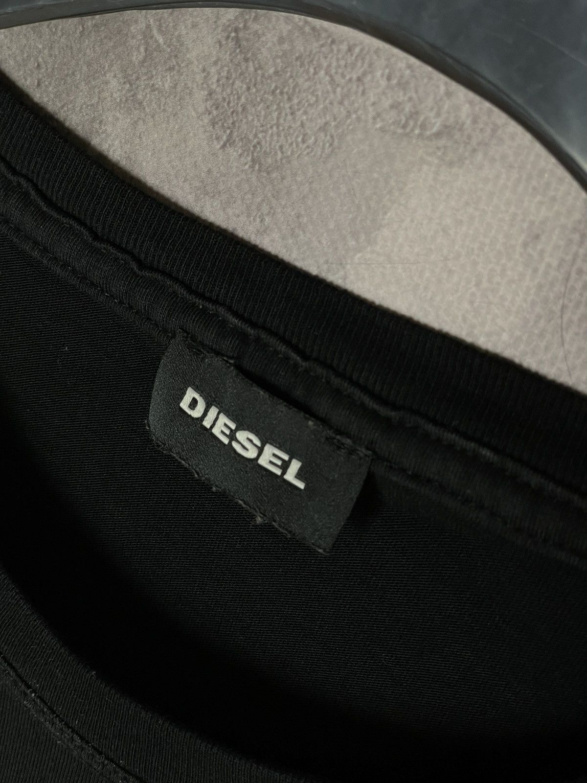 Diesel × Vintage Vintage Diesel T-Shirt Big Logo 2000s Hype Y2K Black Size US XL / EU 56 / 4 - 9 Thumbnail