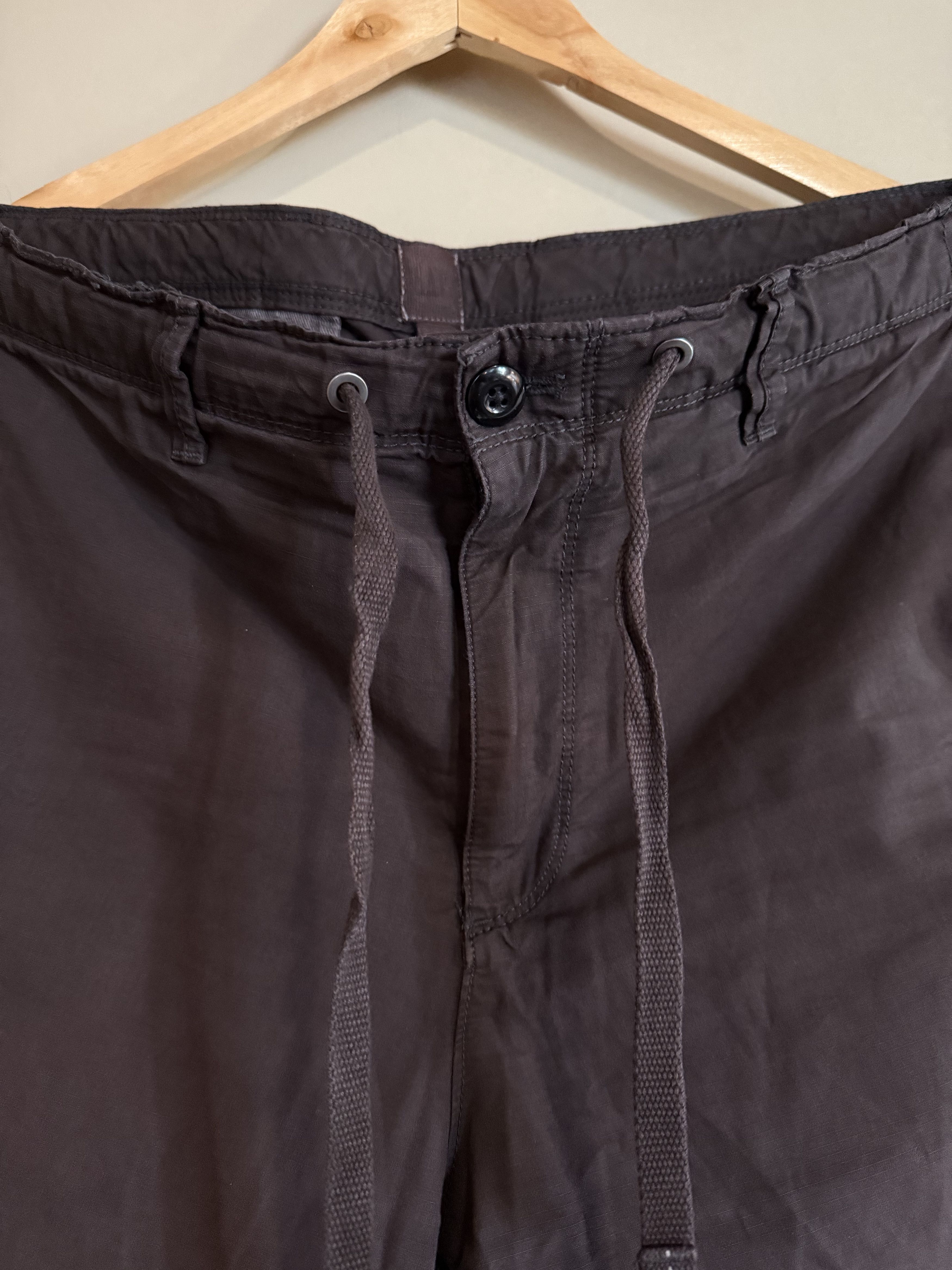 Gap Gap Brown/Plum Cotton Drawstring Pants, Men's Large Size US 35 - 2 Thumbnail