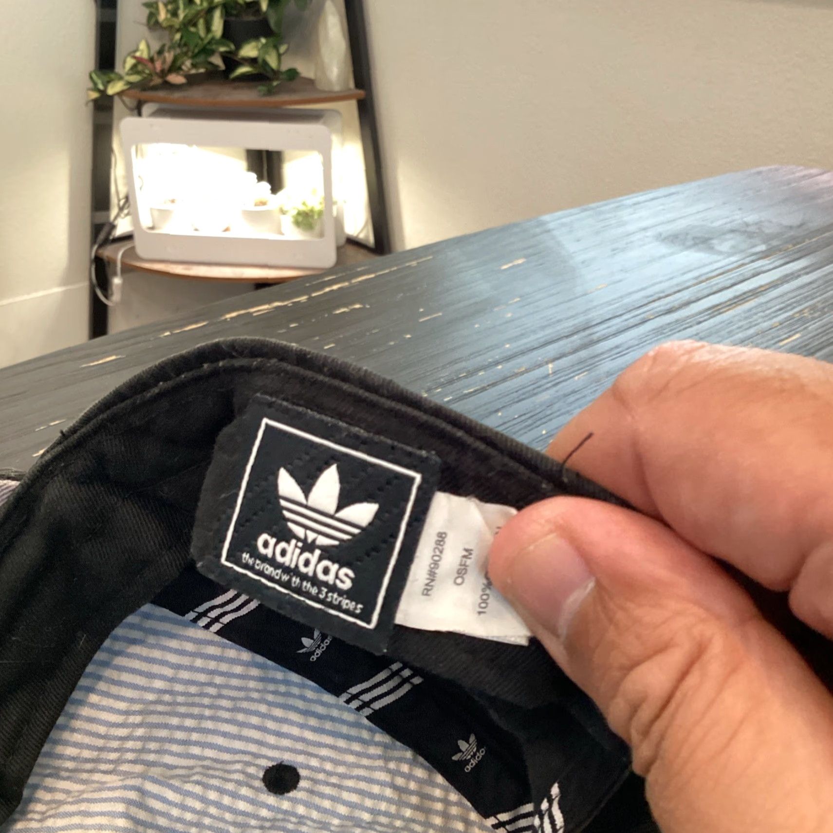 Adidas Adidas Adjustable Baseball Cap One Size Black Cotton Sports Unisex Adults Size ONE SIZE - 7 Thumbnail