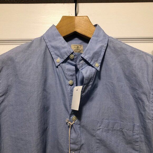 J.Crew j.crew men's new 100%cotton casual shirt size: M(15-15 1/2) Size US M / EU 48-50 / 2 - 3 Thumbnail