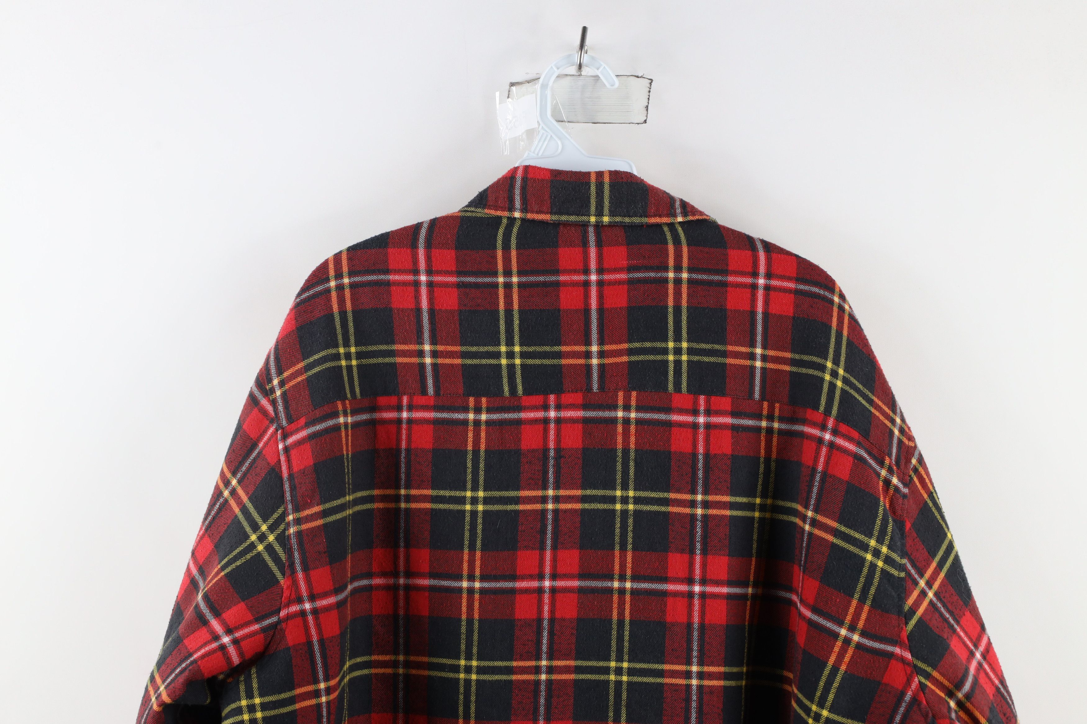 Vintage Vintage 90s Streetwear Quilted Flannel Button Shirt Jacket Size US M / EU 48-50 / 2 - 14 Thumbnail