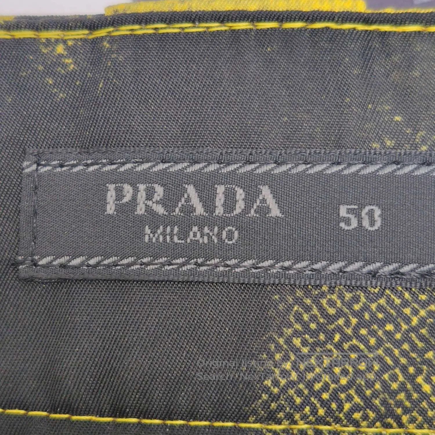 Prada Yellow Animal Print High. Size US 34 / EU 50 - 3 Thumbnail