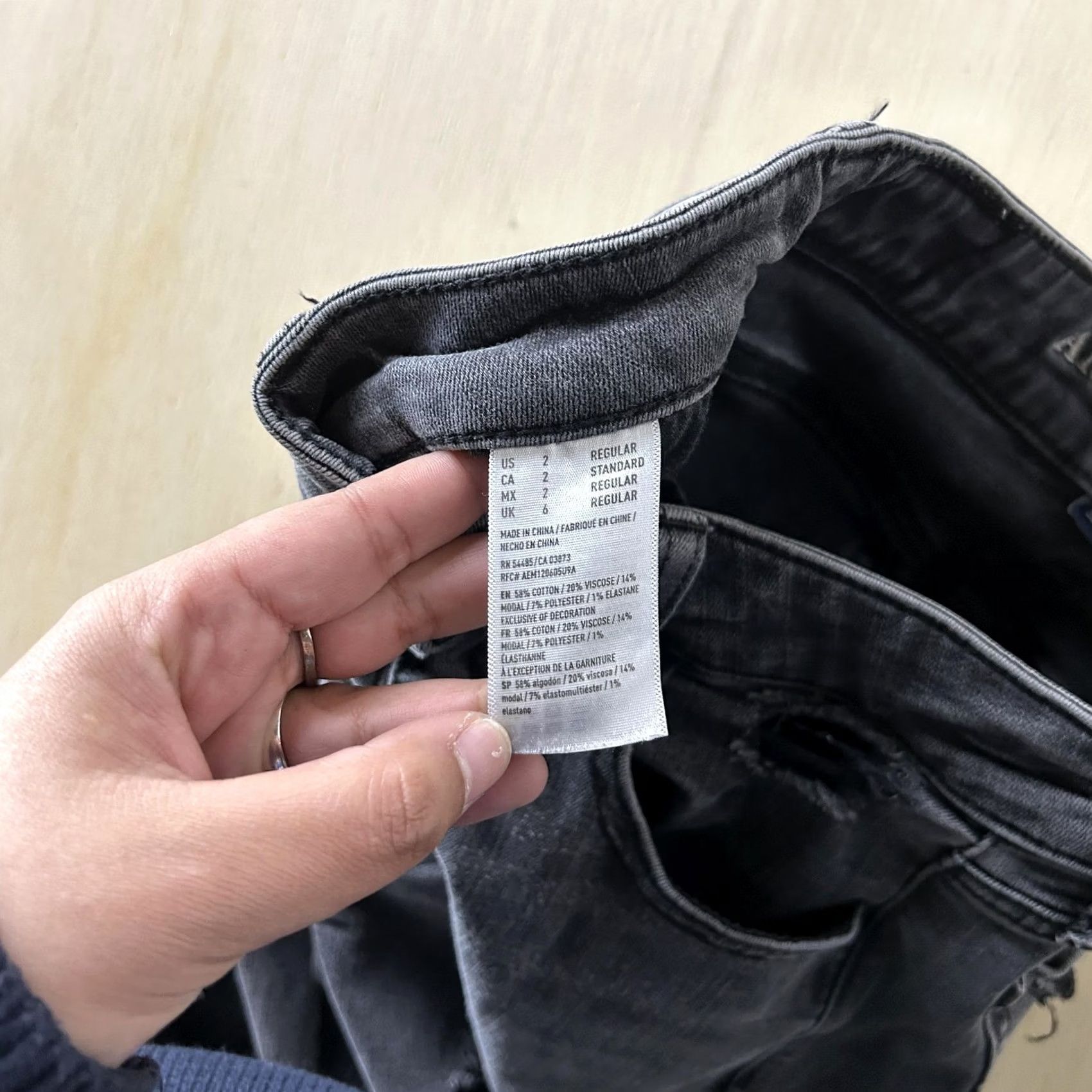 American Eagle Outfitters VINTAGE? No. Size 26" / US 2 / IT 38 - 4 Thumbnail