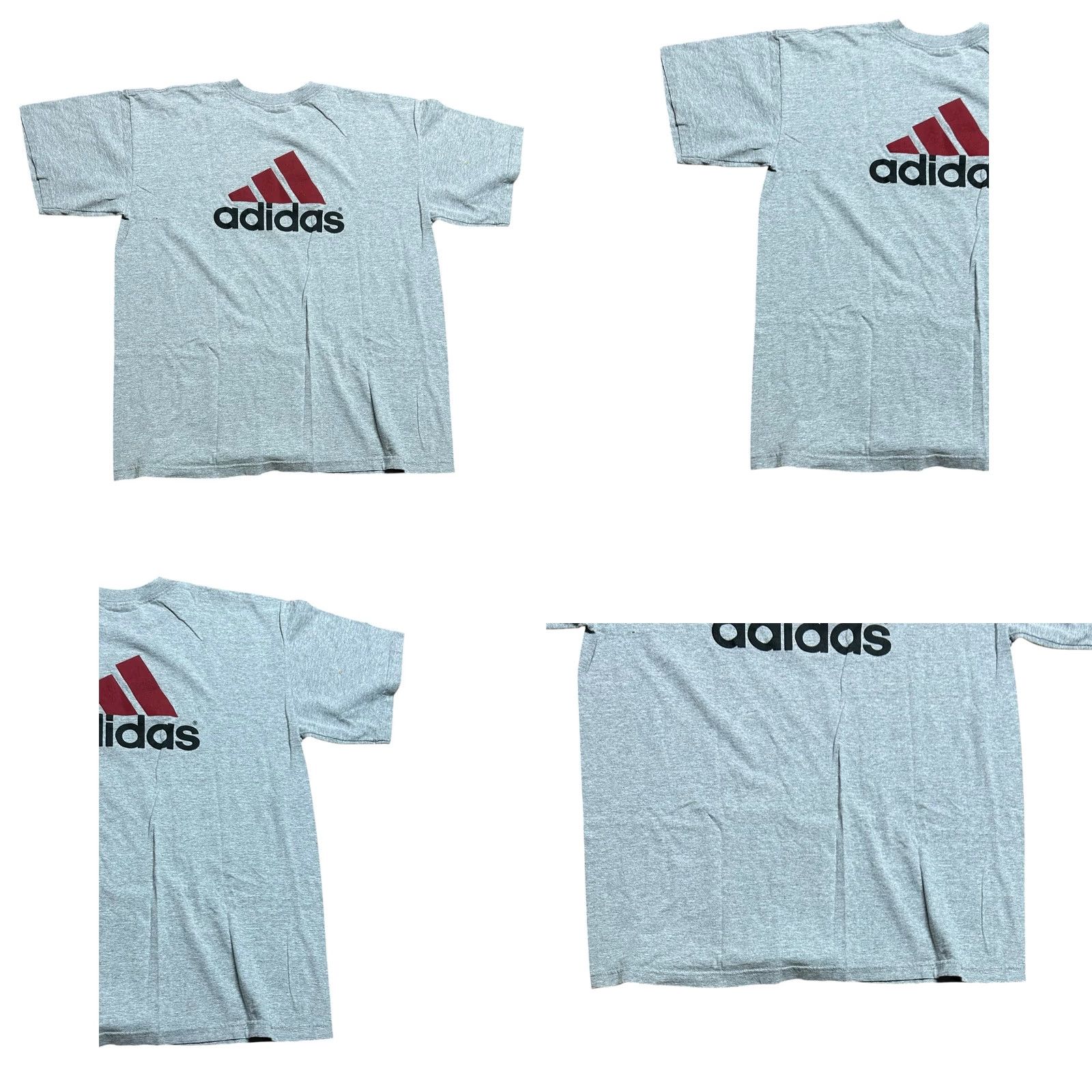 Adidas Adidas T-Shirt Men Large Gray Short Sleeve Vintage 90s Sports Logo Crew Neck Short Sleeve Cotton Knit Regular Fit Size US L / EU 52-54 / 3 - 9 Thumbnail