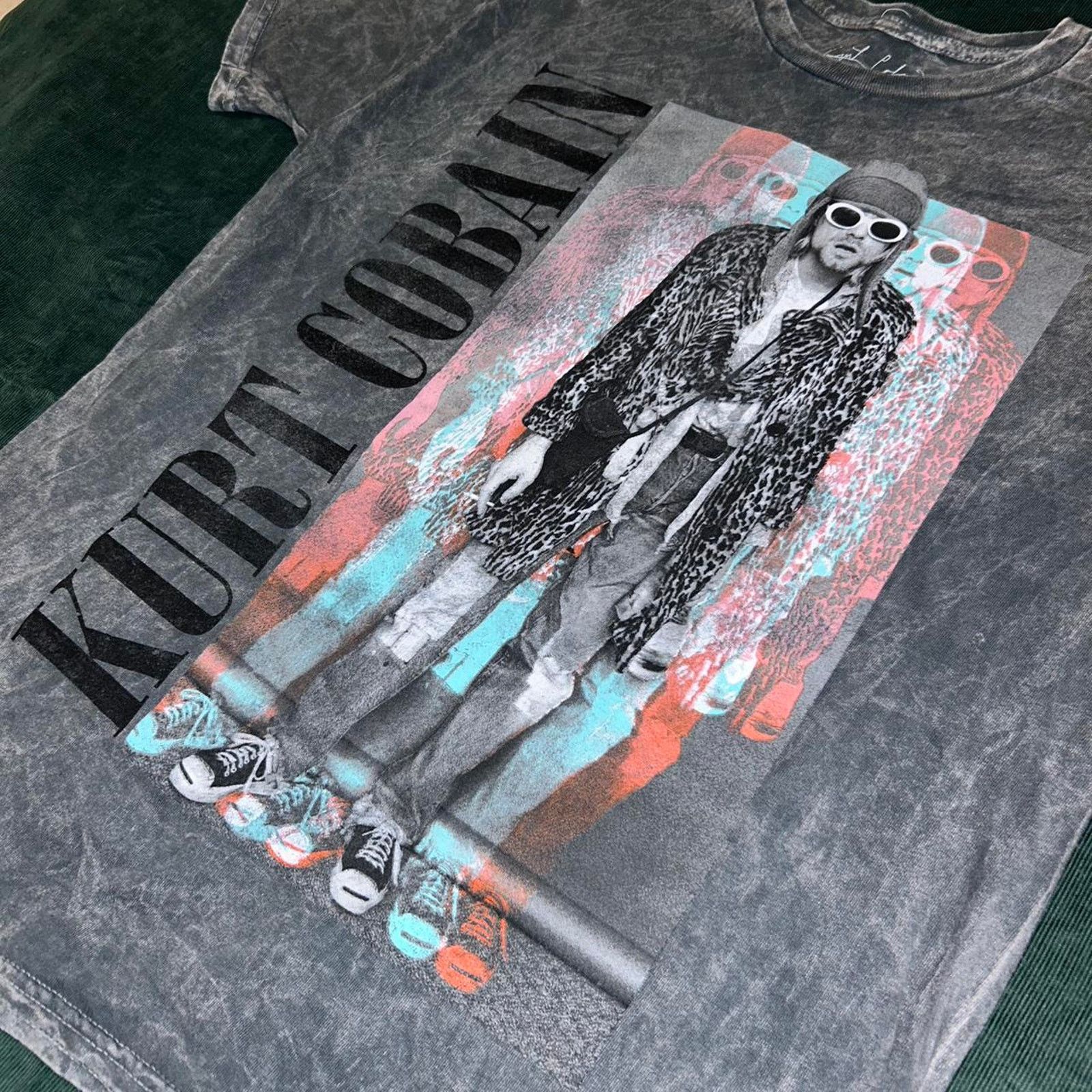 Other Kurt cobain acid wash tee Size US L / EU 52-54 / 3 - 2 Thumbnail